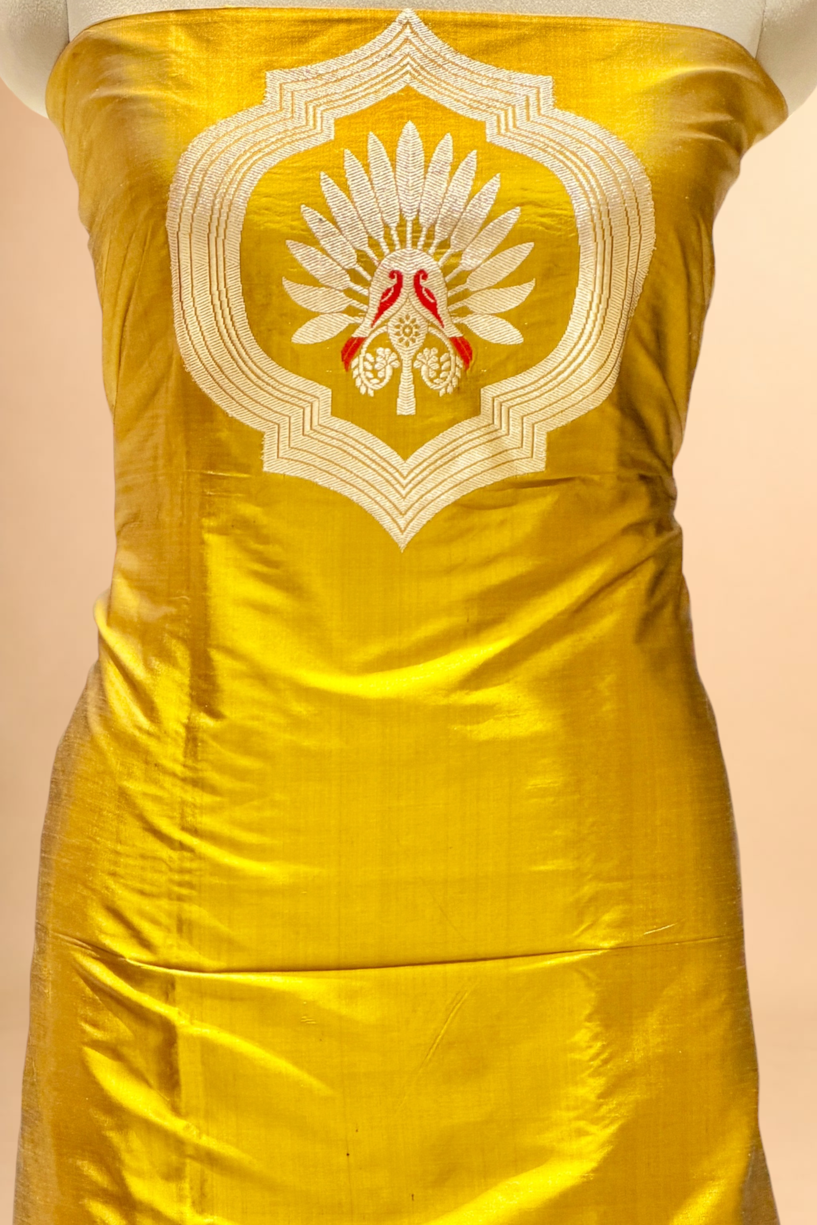 Mustard Yellow Katan Silk Co-ord Set