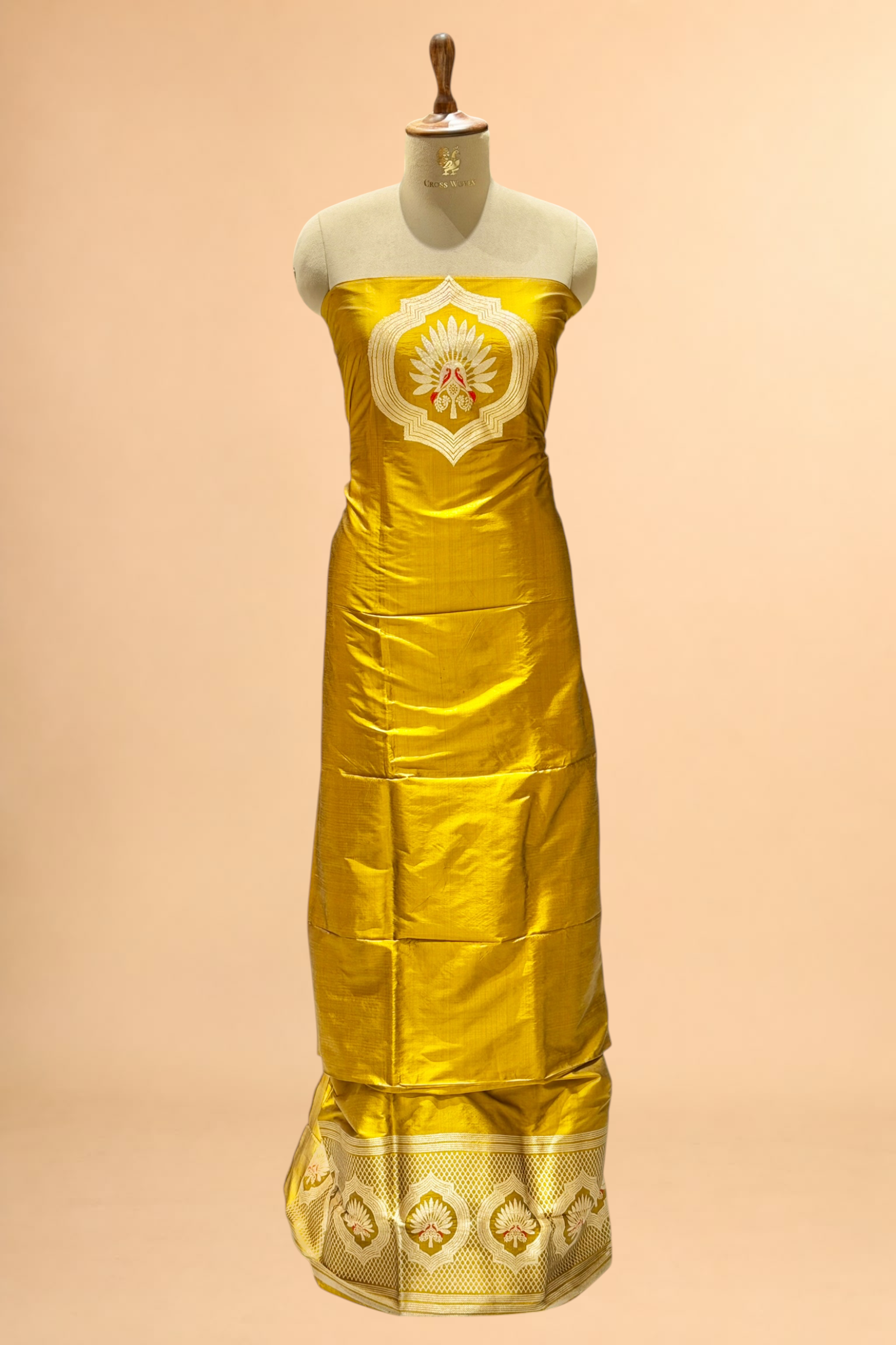 Mustard Yellow Katan Silk Co-ord Set
