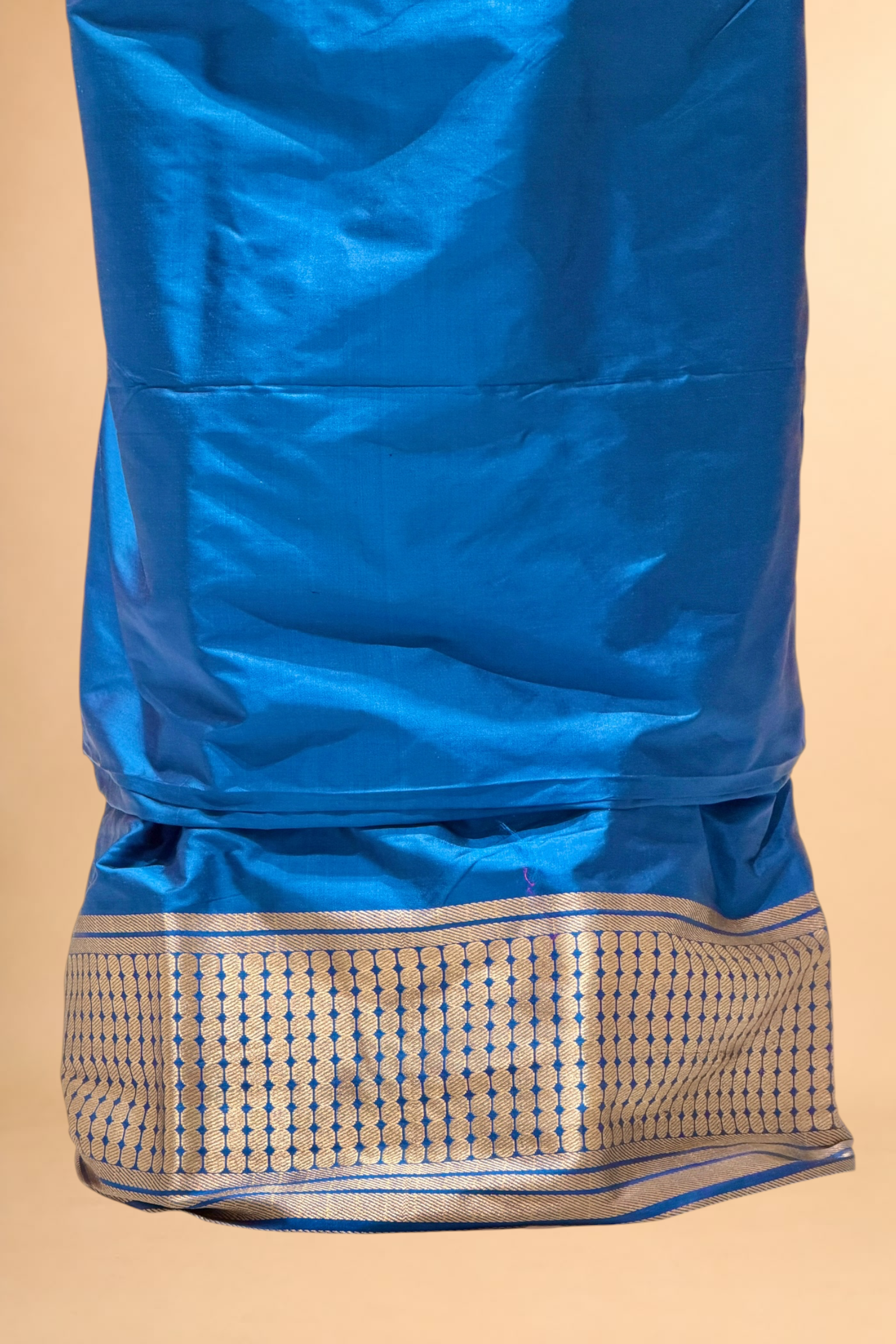 Blue Katan Silk Co-ord Set