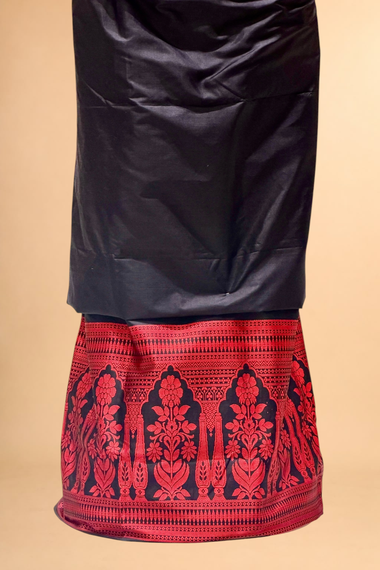 Black Katan Silk Co-ord Set