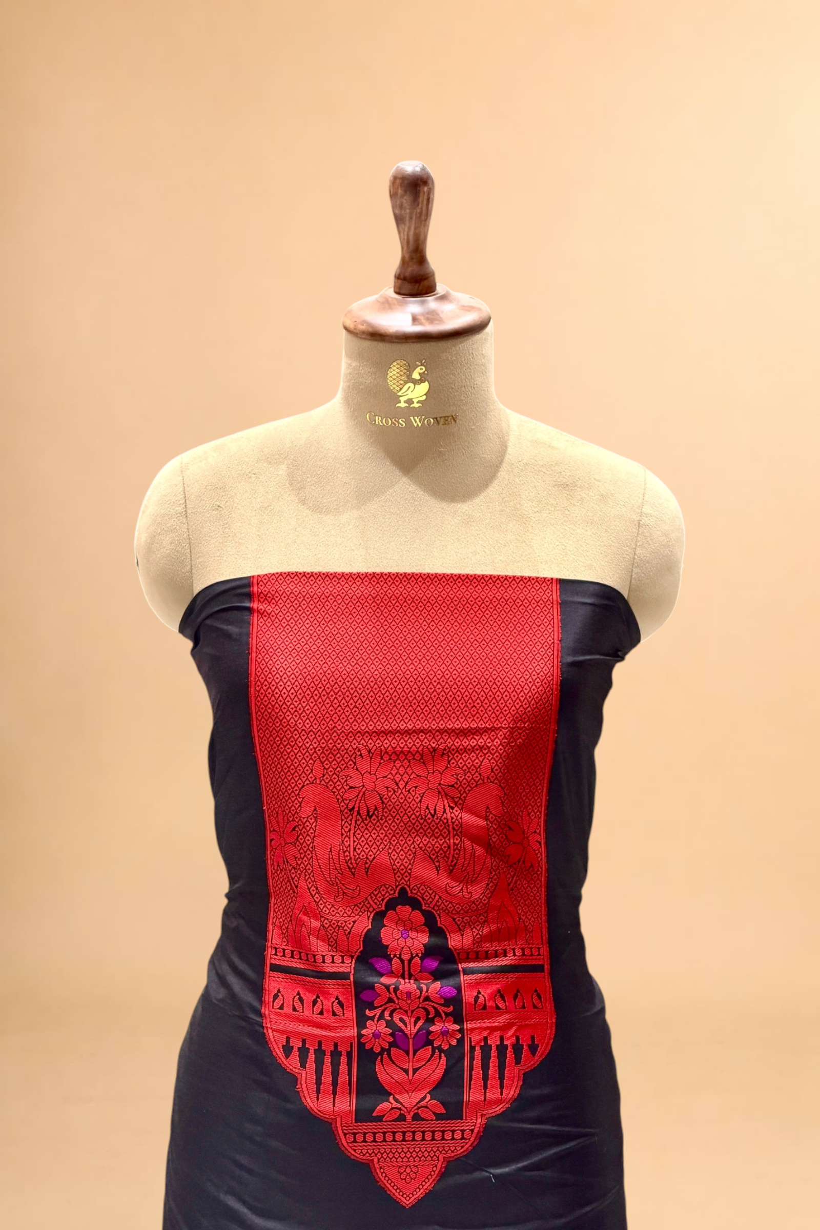 Black Katan Silk Co-ord Set