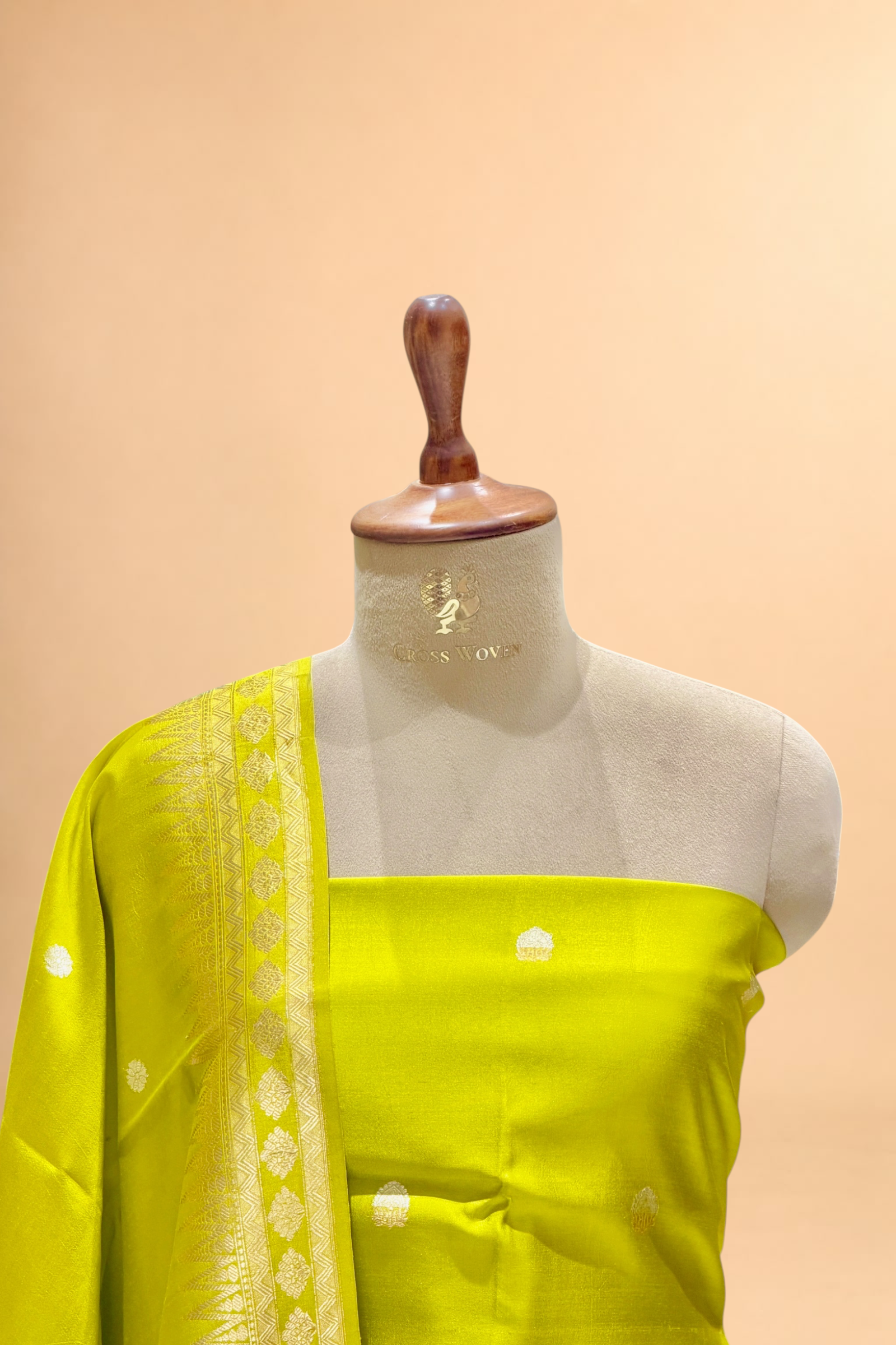 Lime Yellow Soft Silk Suit Set