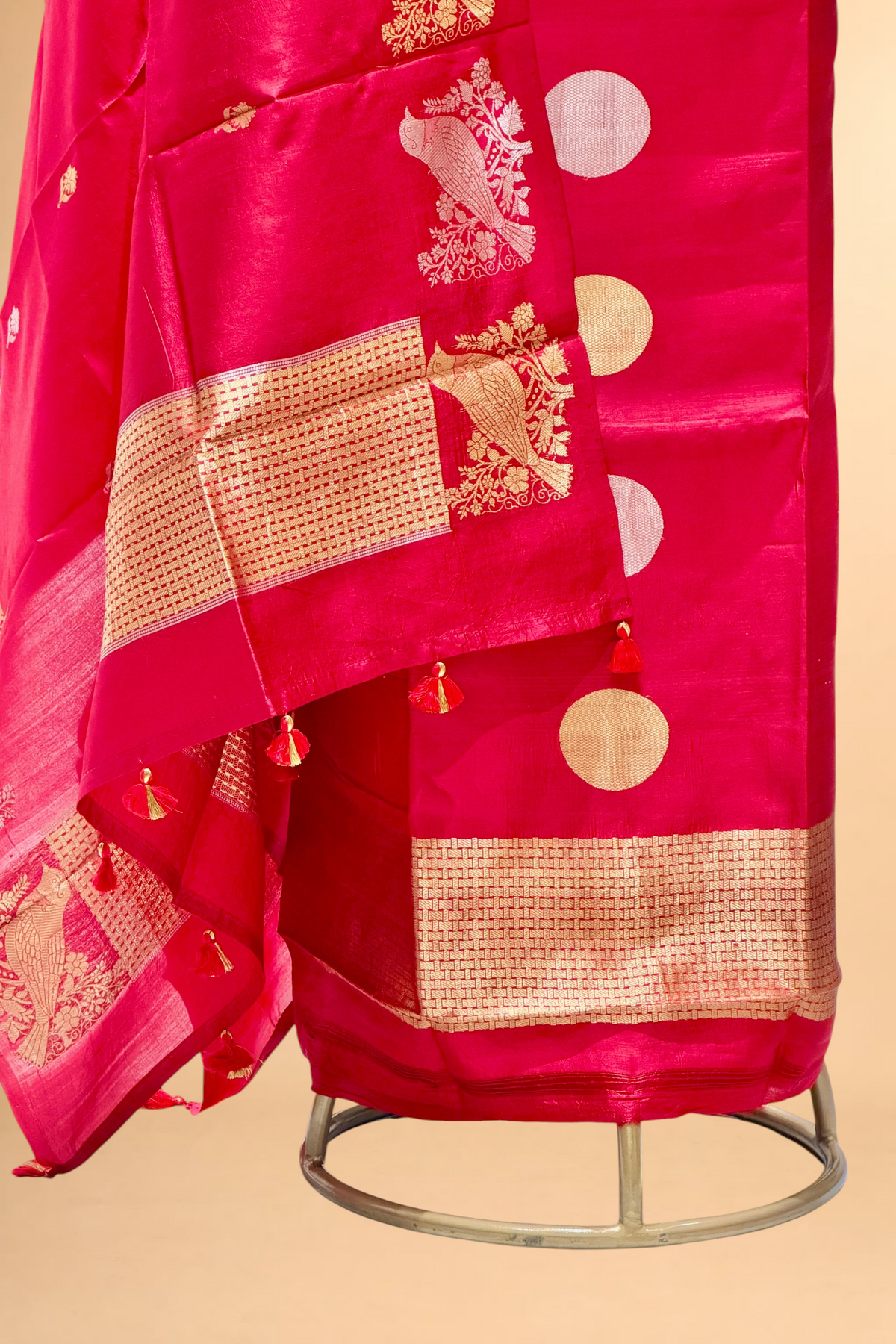 Red Soft Silk Suit Set