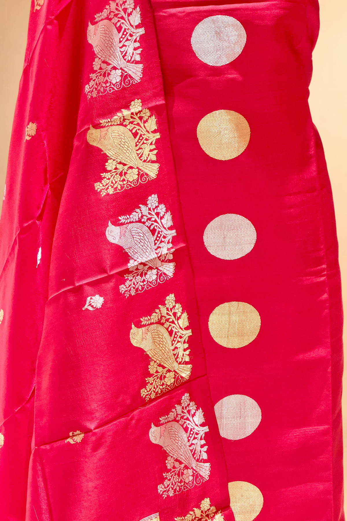 Red Soft Silk Suit Set