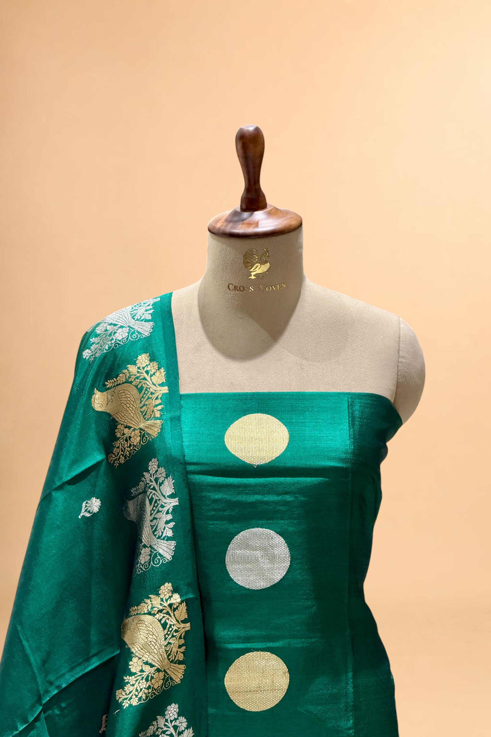 Emerald Green Soft Silk Suit Set