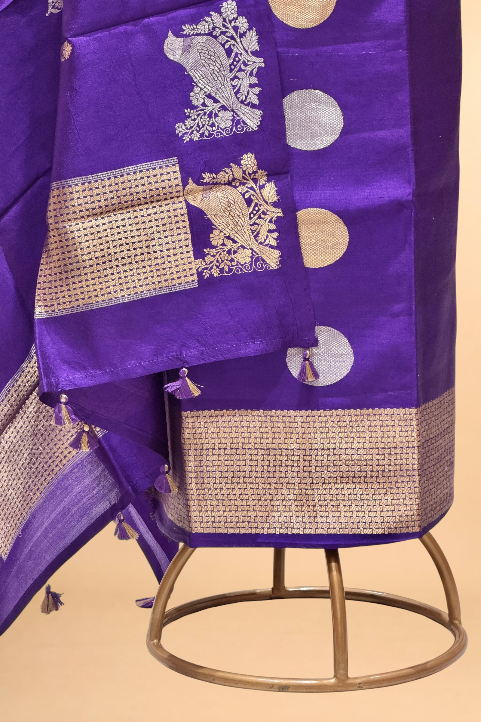 Deep Purple Soft Silk Suit Set