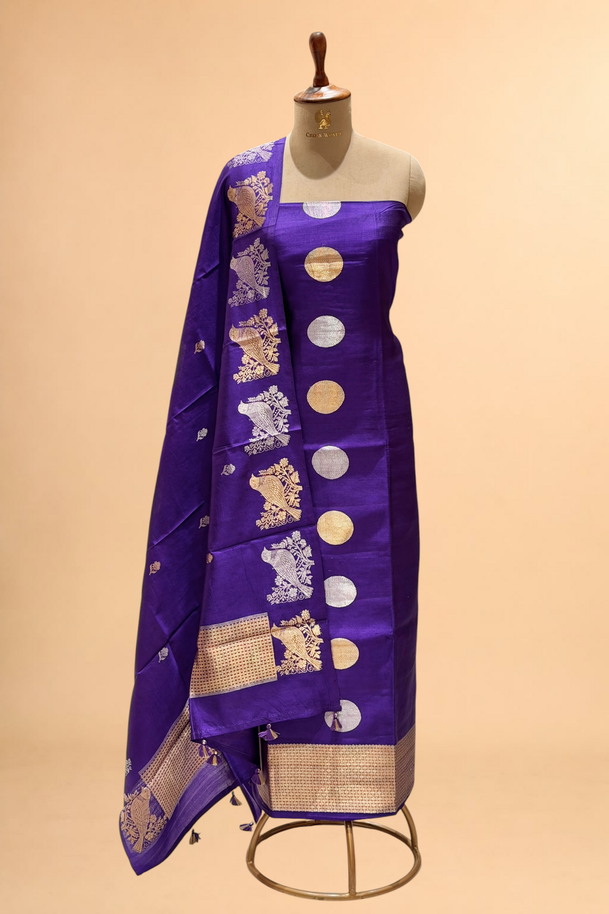 Deep Purple Soft Silk Suit Set
