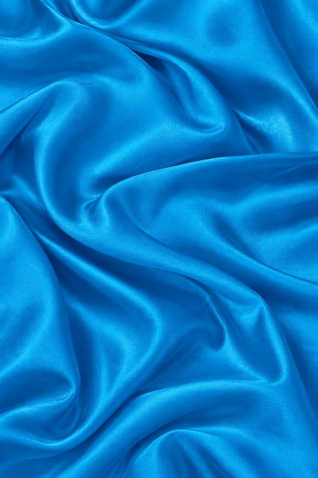 Vibrant Blue Chiniya Silk Suit Set With Contrast Border Dupatta