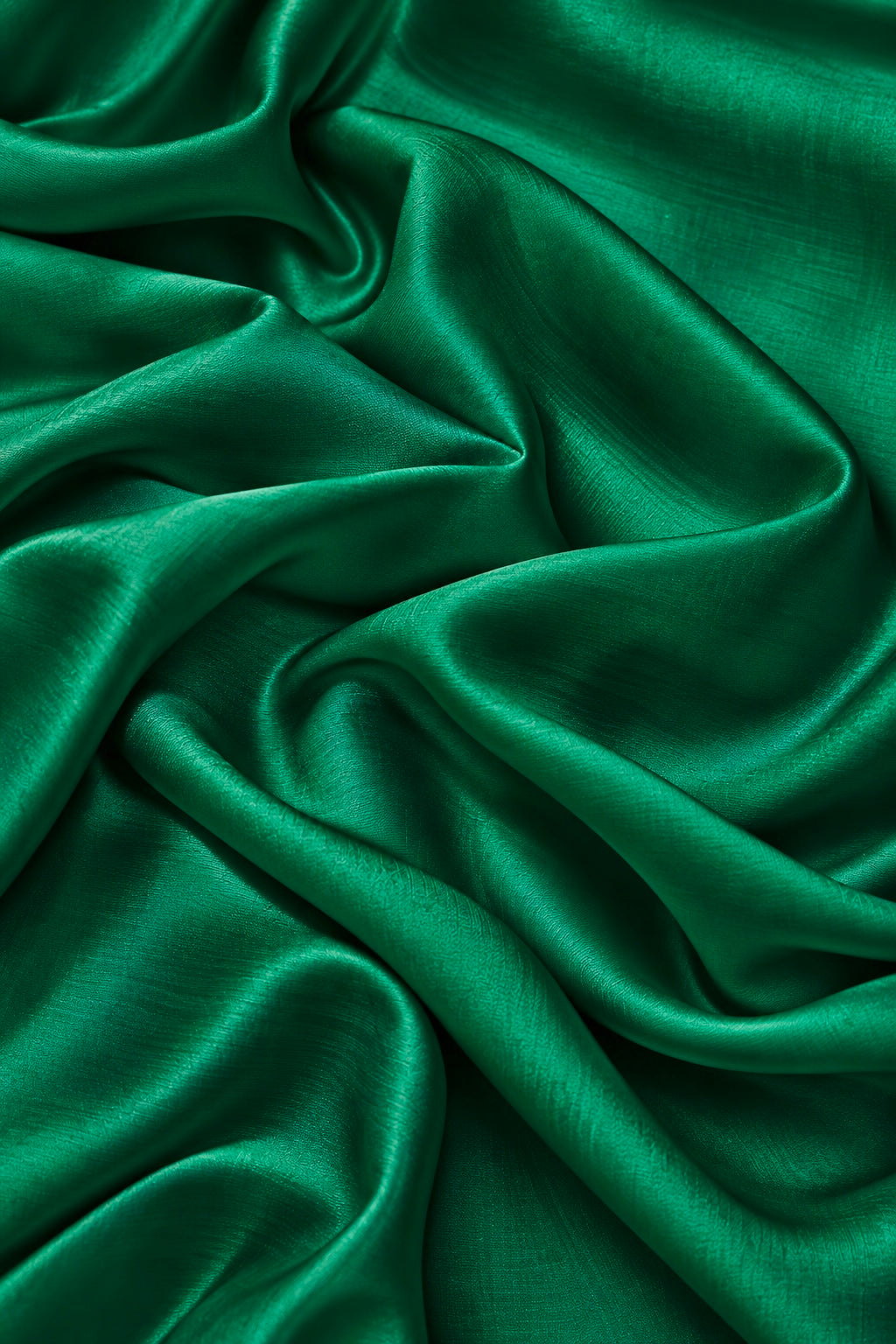 Bottle Green Chiniya Silk Suit Set With Contrast Border Dupatta