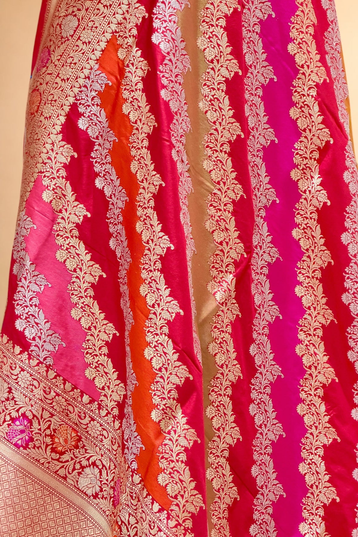 Rangkaat Pure Katan Silk Banarasi Handloom Dupatta