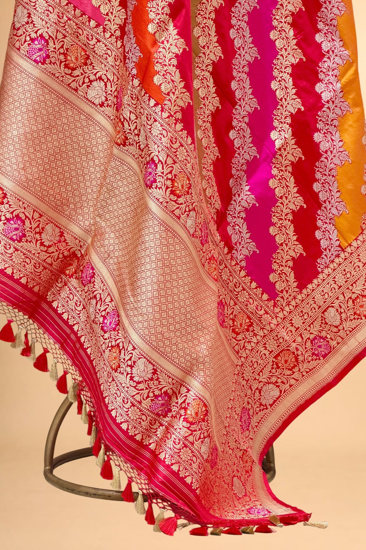 Rangkaat Pure Katan Silk Banarasi Handloom Dupatta