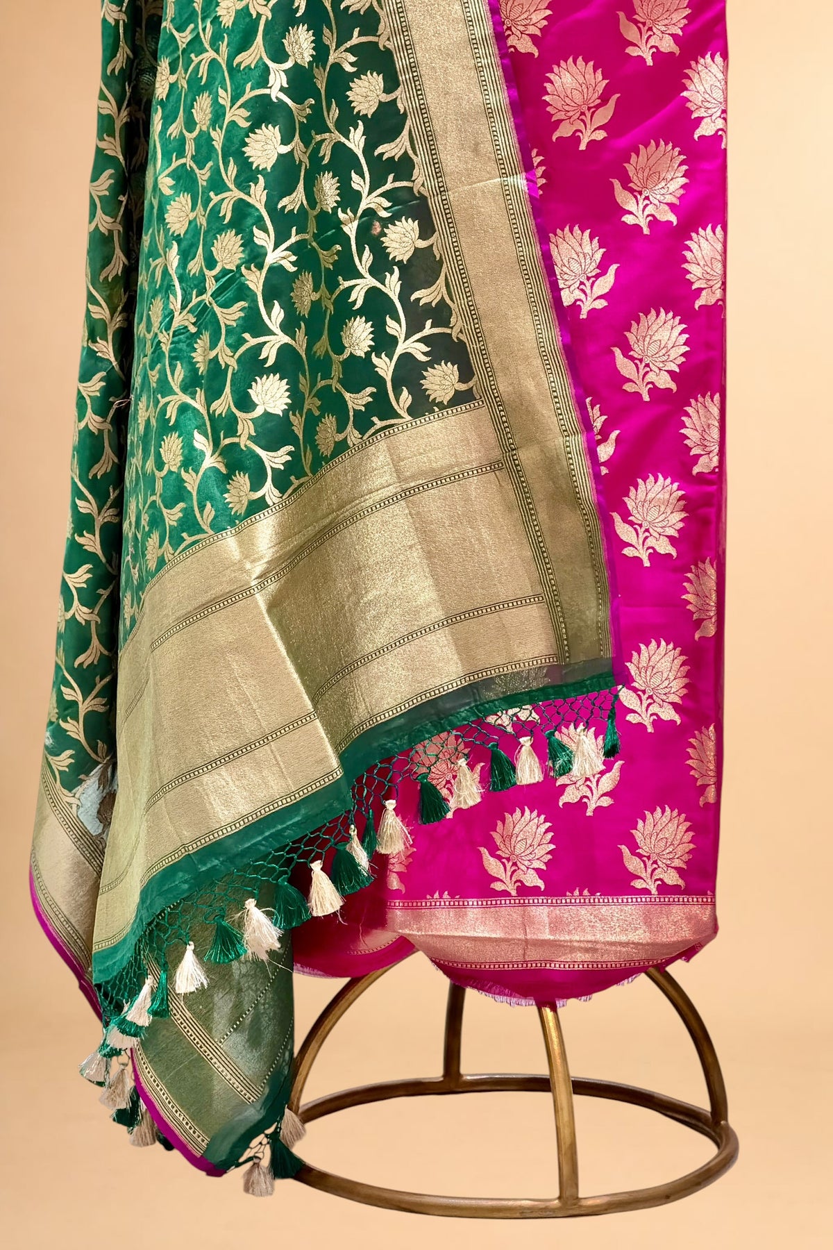 Pink Banarasi Pure Katan Silk Suit Set
