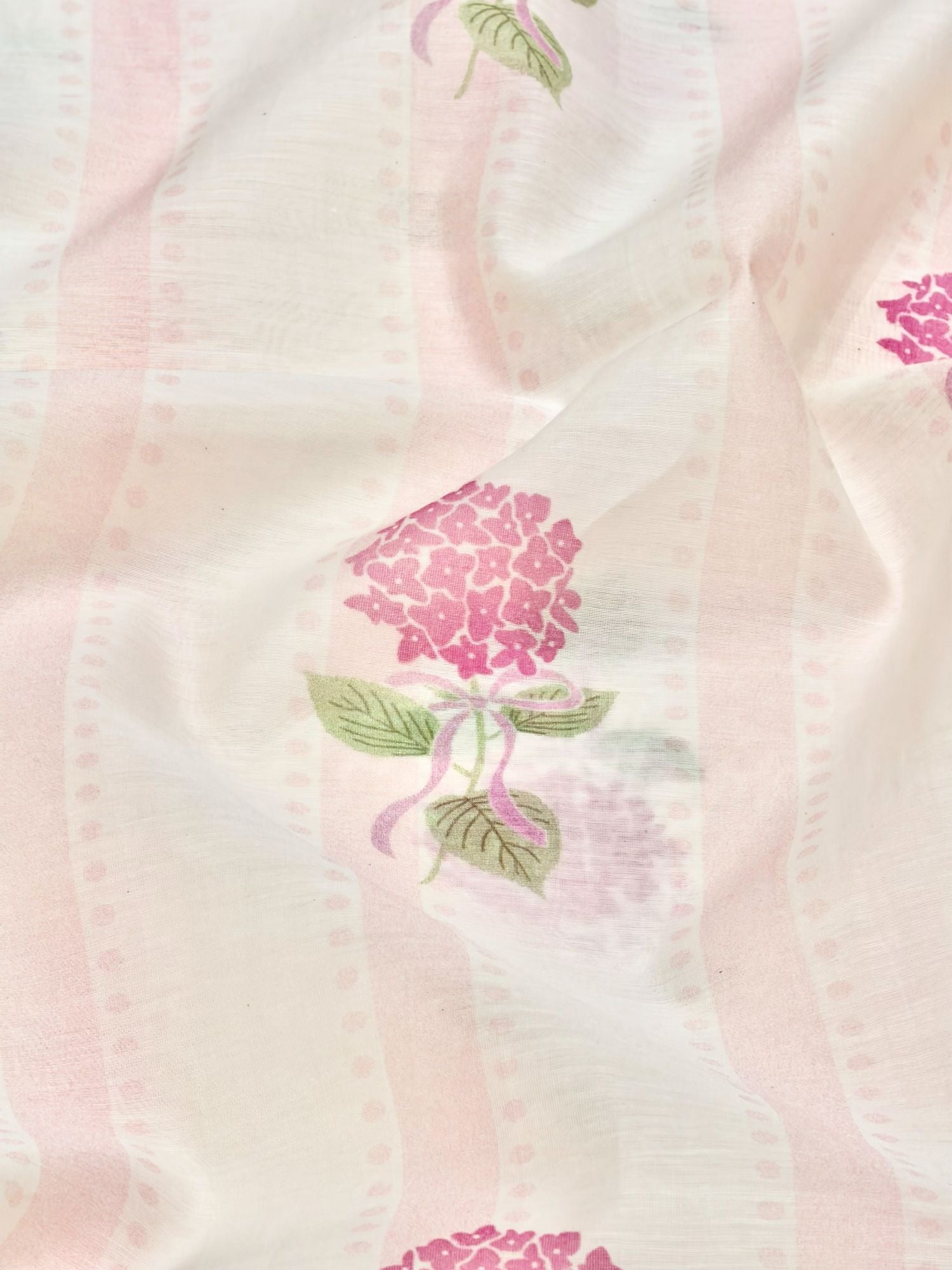 Ivory & Pastel Pink Floral Mul Prints Fabric