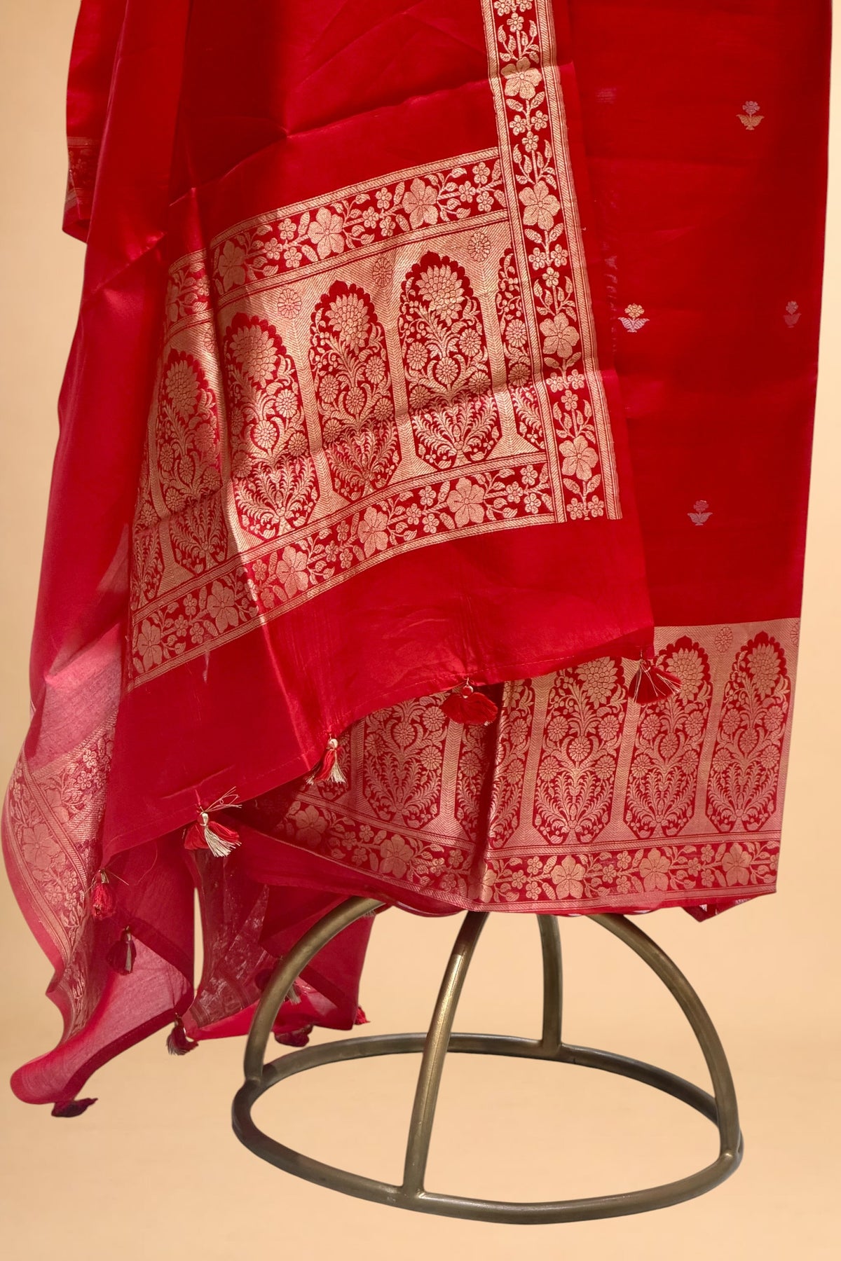 Red Pure Soft Silk Suit Set