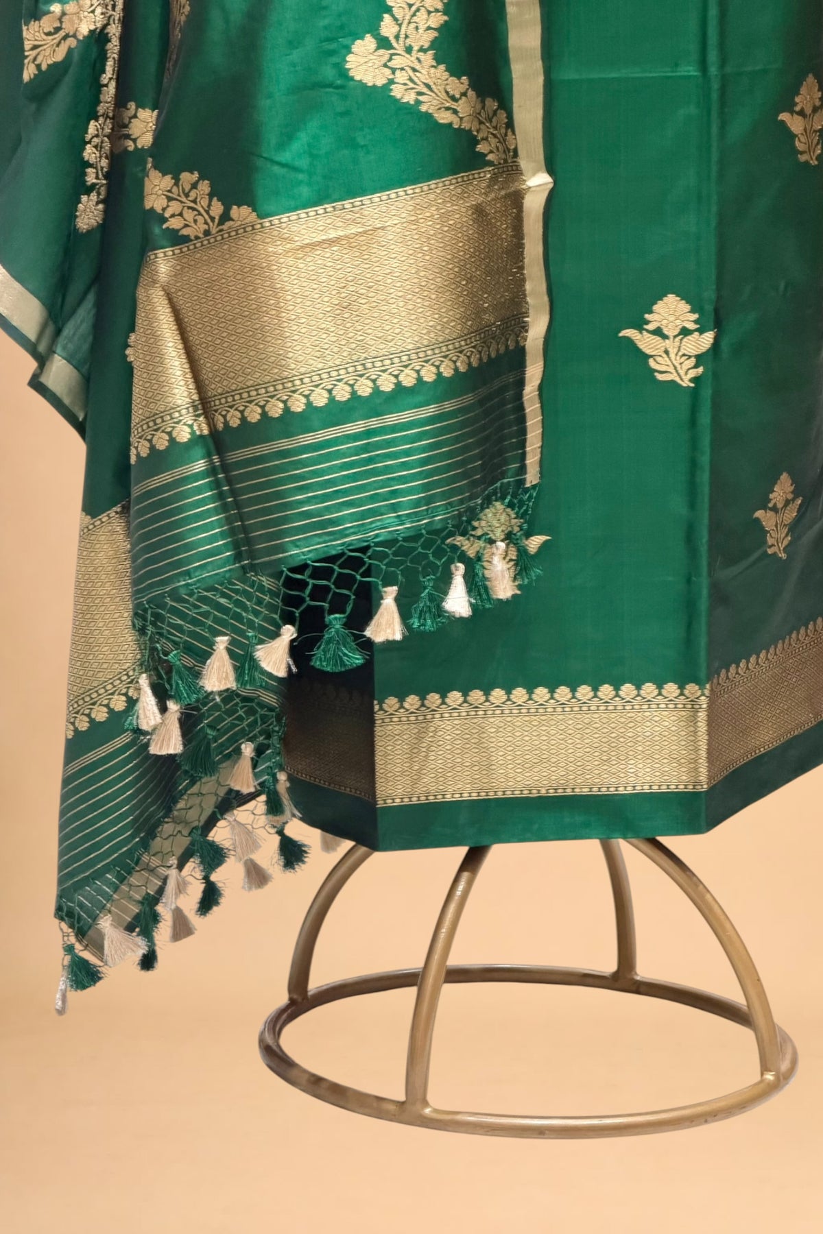 Green Pure Katan Suit Set
