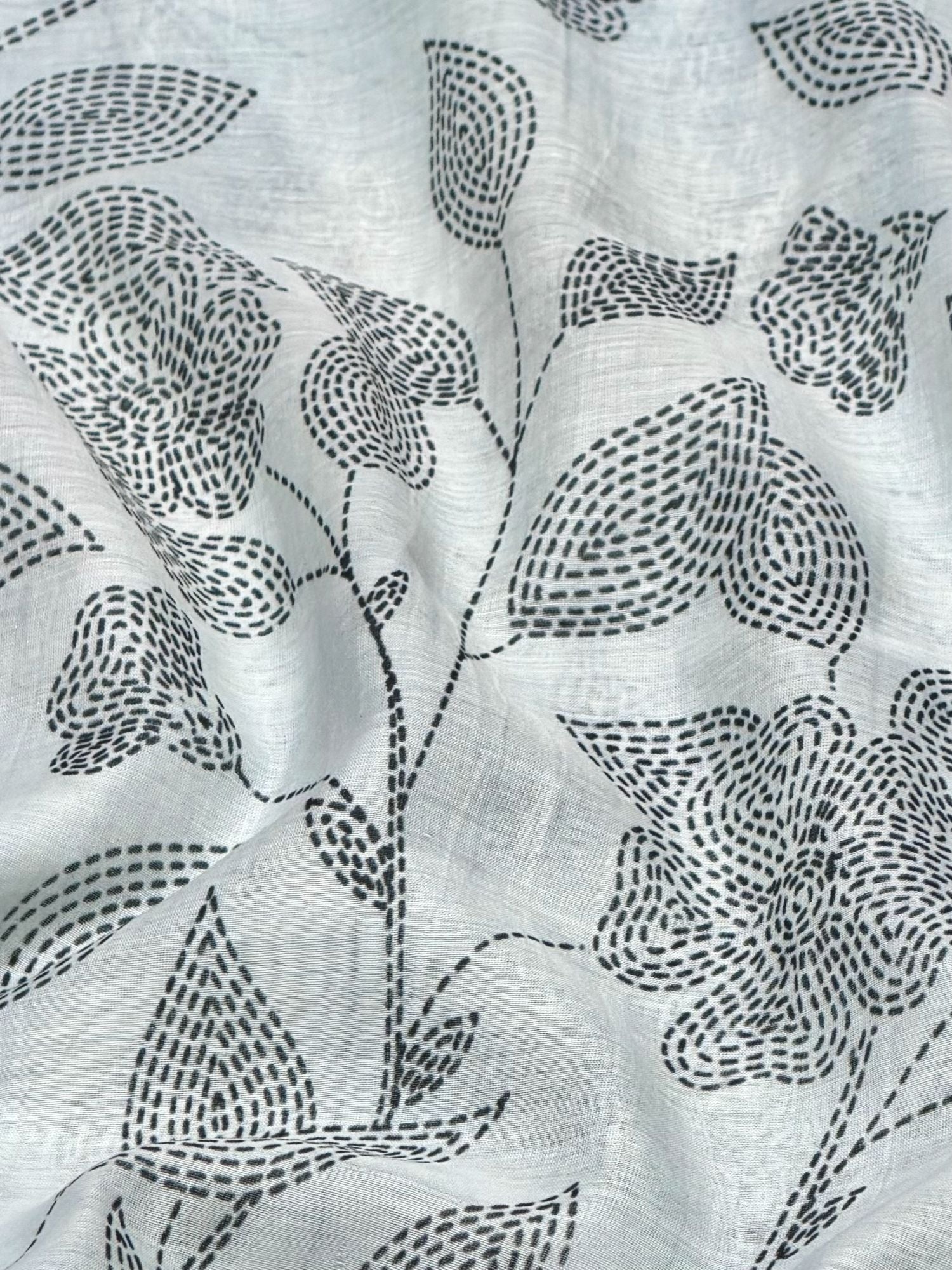 Floral Vine Mul Cotton Printed Fabric