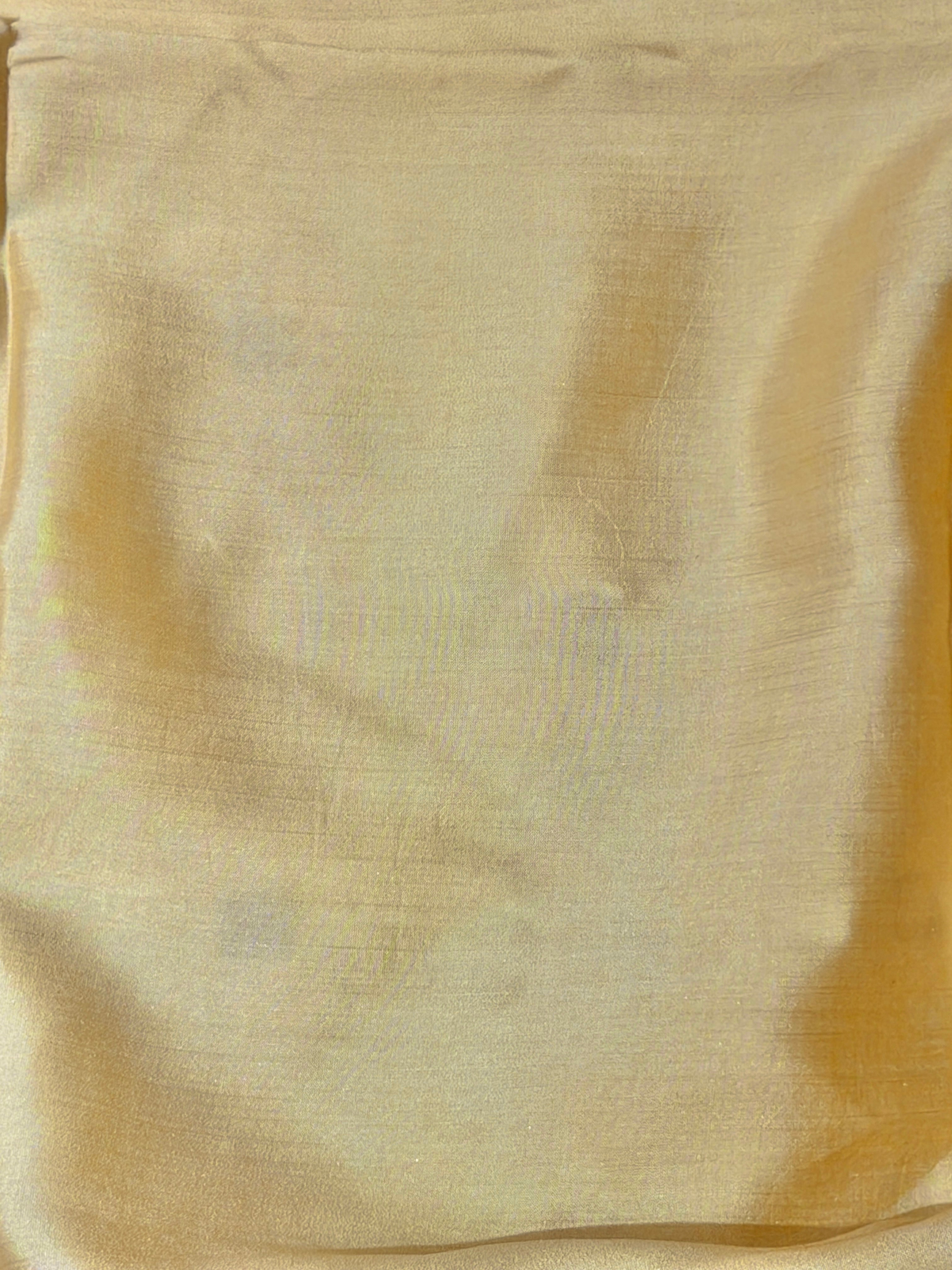 Lemon Yellow Soft Silk Suit Set With Zari Border Dupatta
