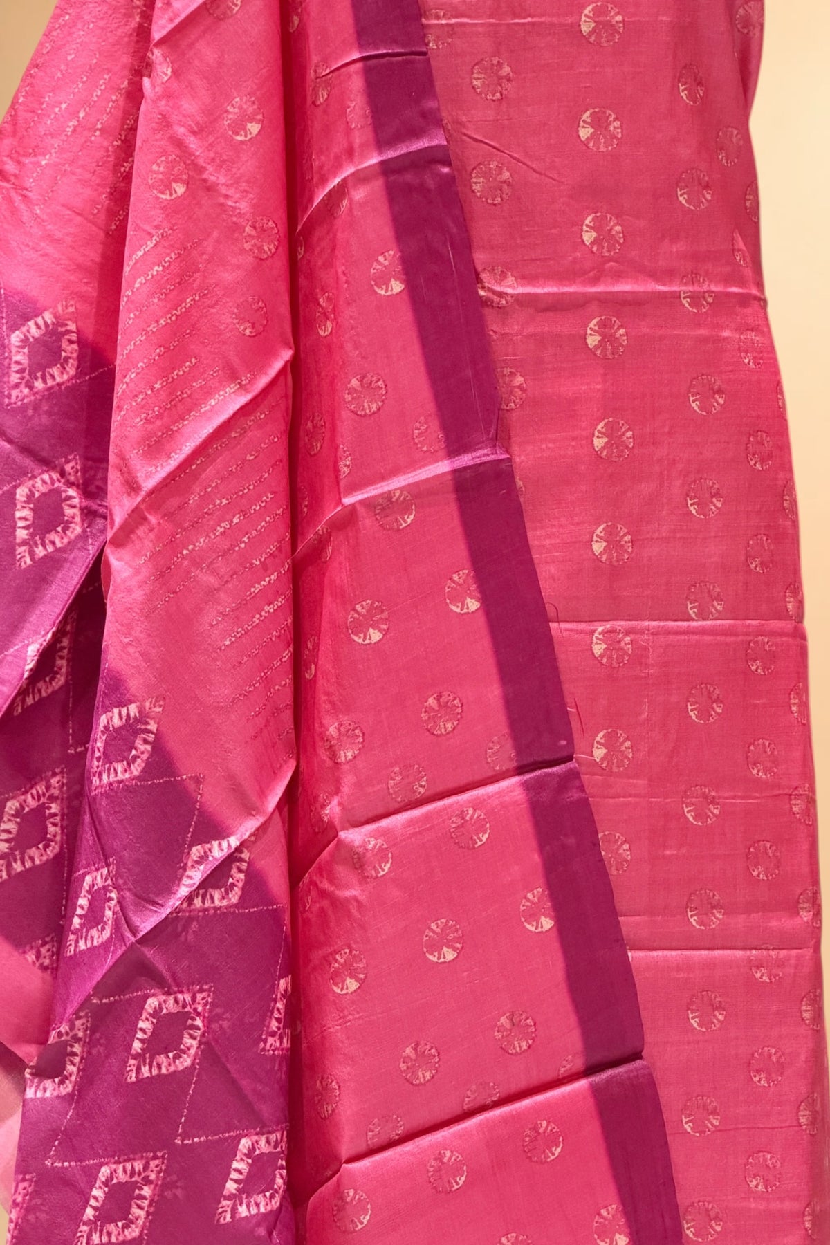 Blush Pink Banarasi Pure Tusser Silk Suit Set