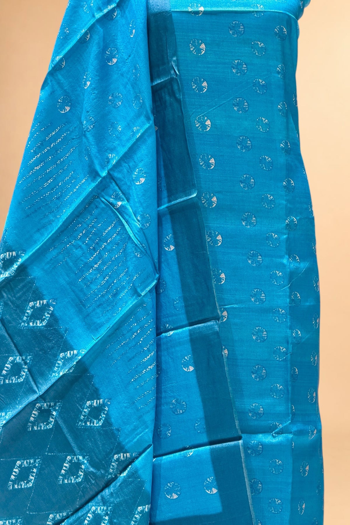 Blue Banarasi Pure Tusser Silk Suit Set