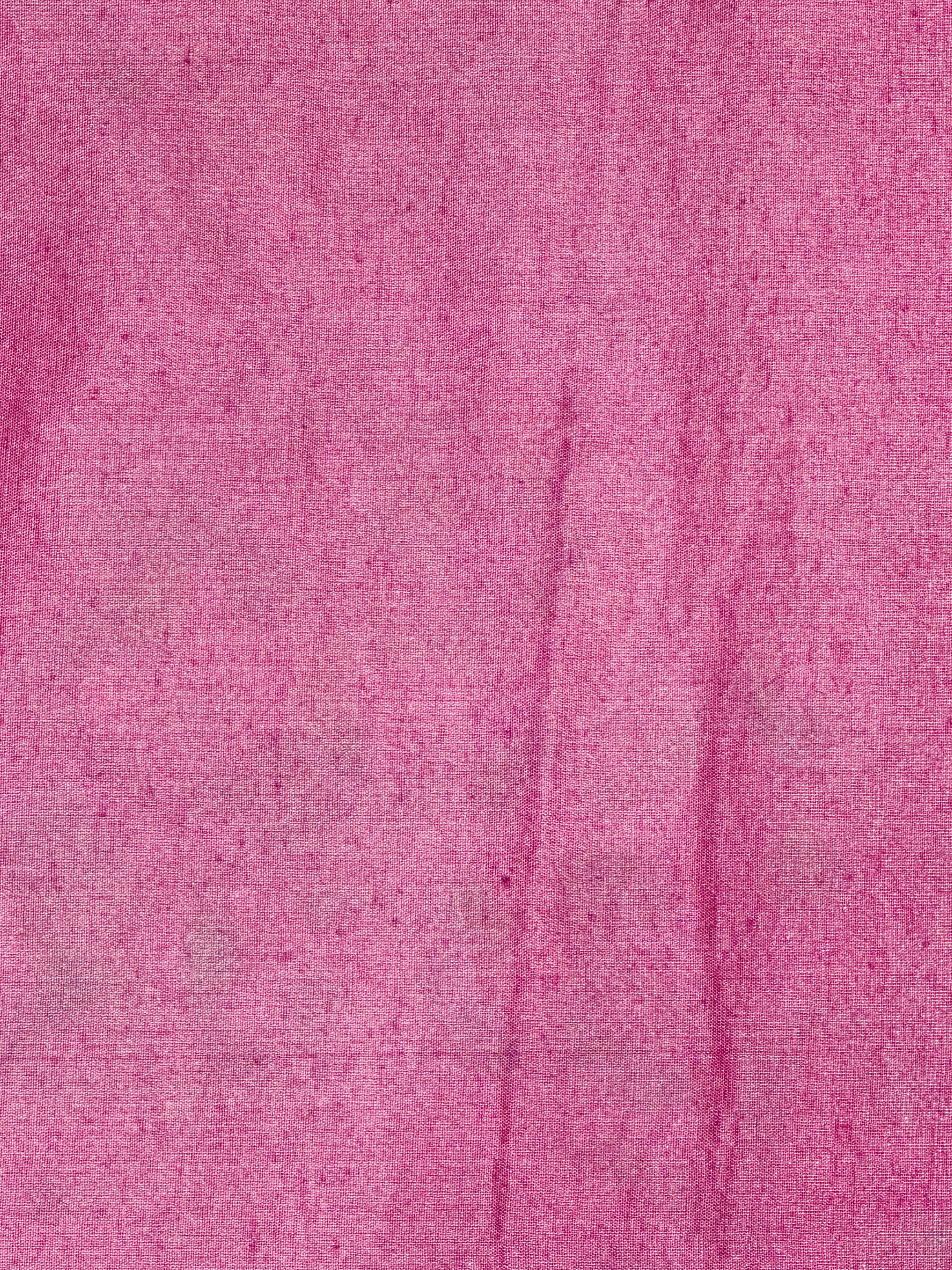 Rose Pink Chanderi Silk Suit Sets With Floral Printed Dupatta