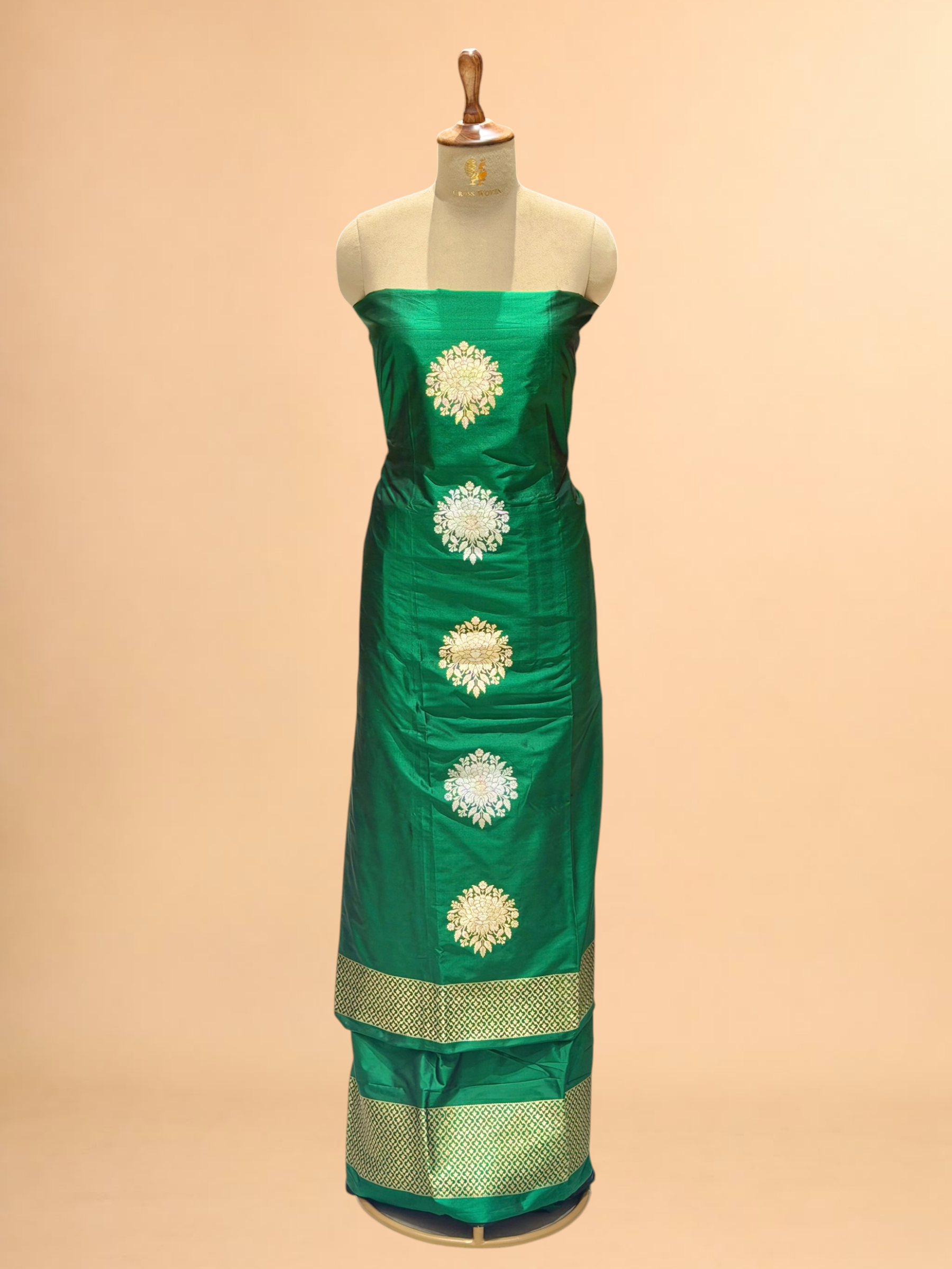 Emerald Green Katan Silk Co-ord Set
