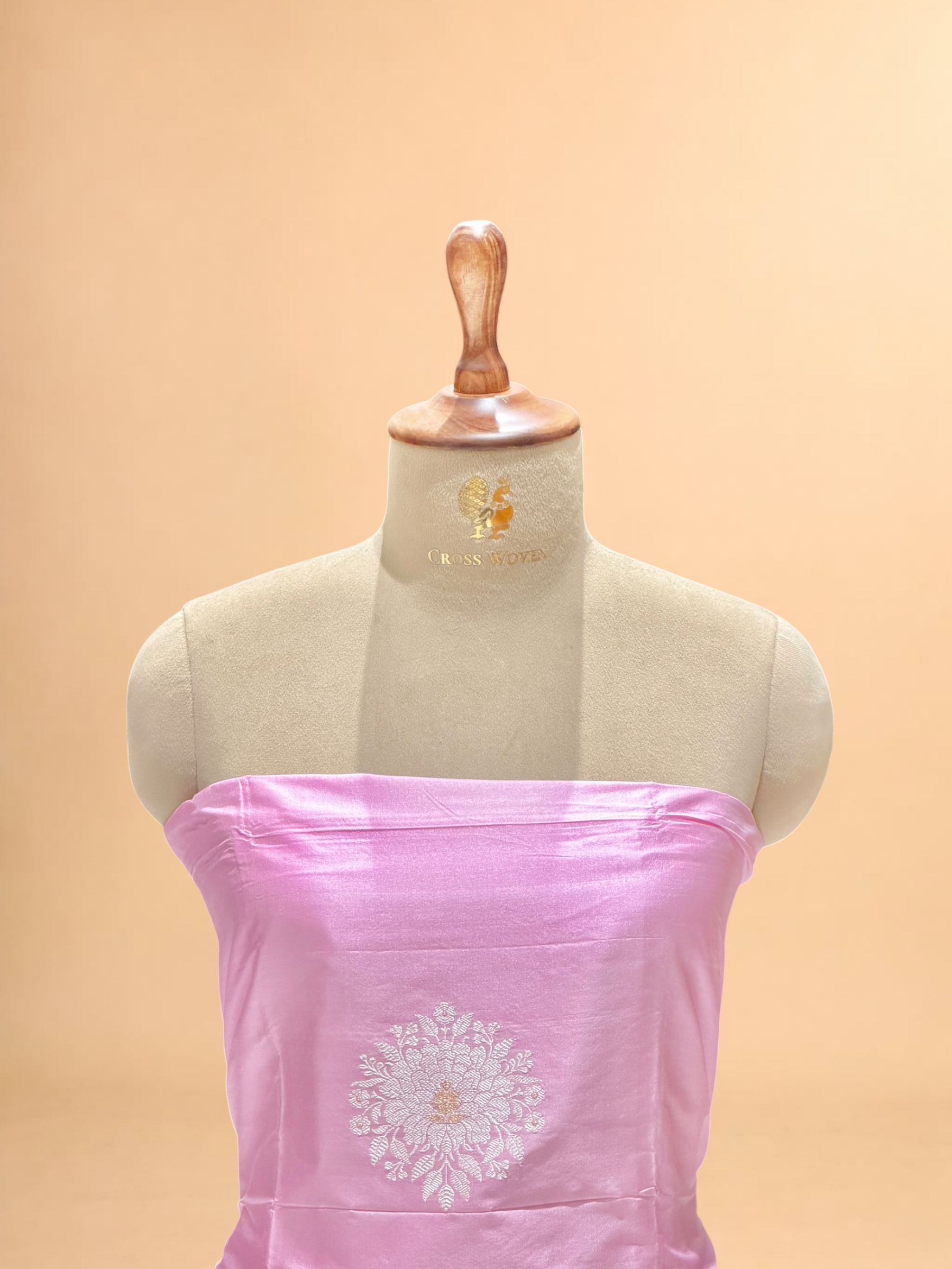 Baby Pink Pure Katan Silk Co-ord Set