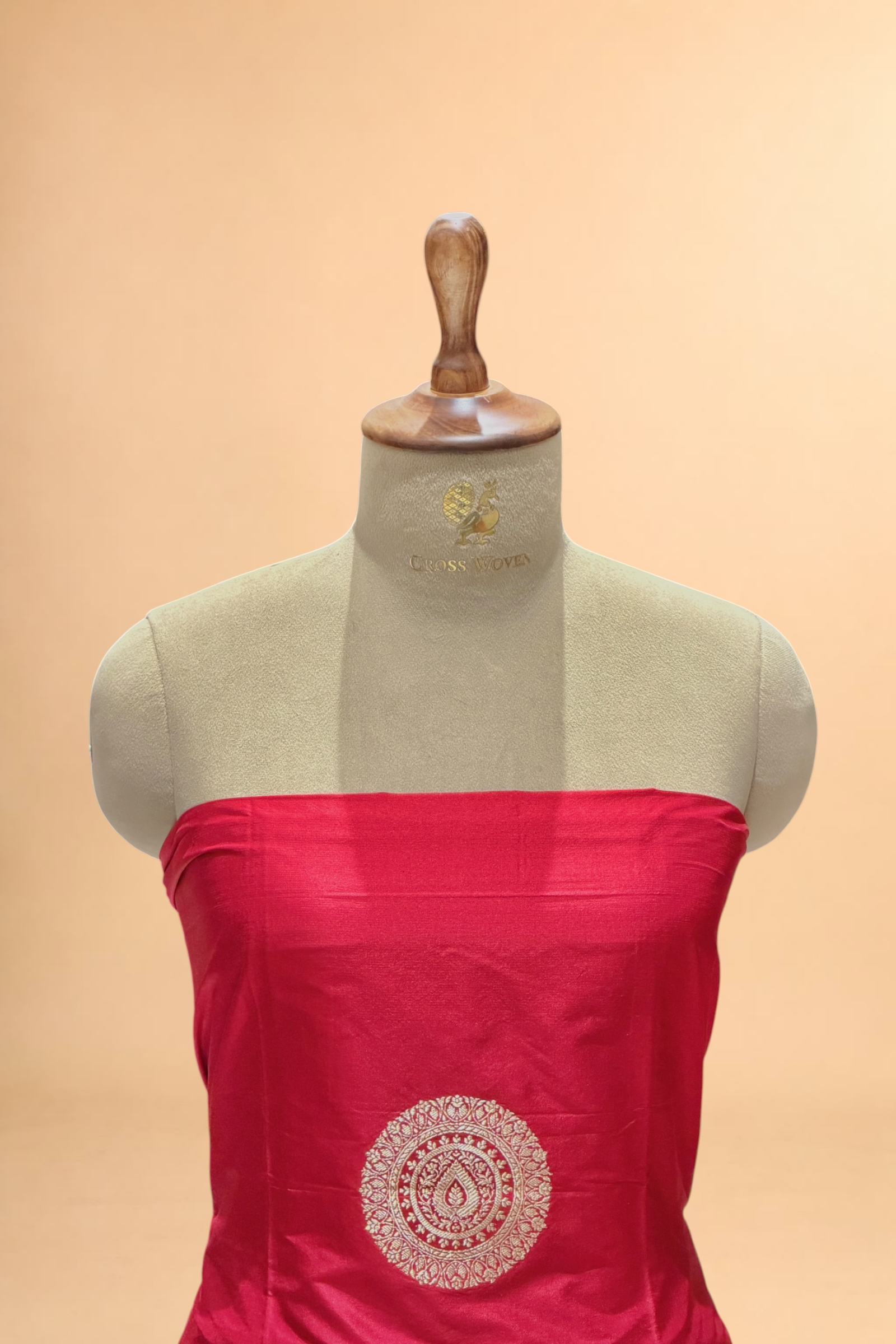 Red Katan Silk Co-ord Set