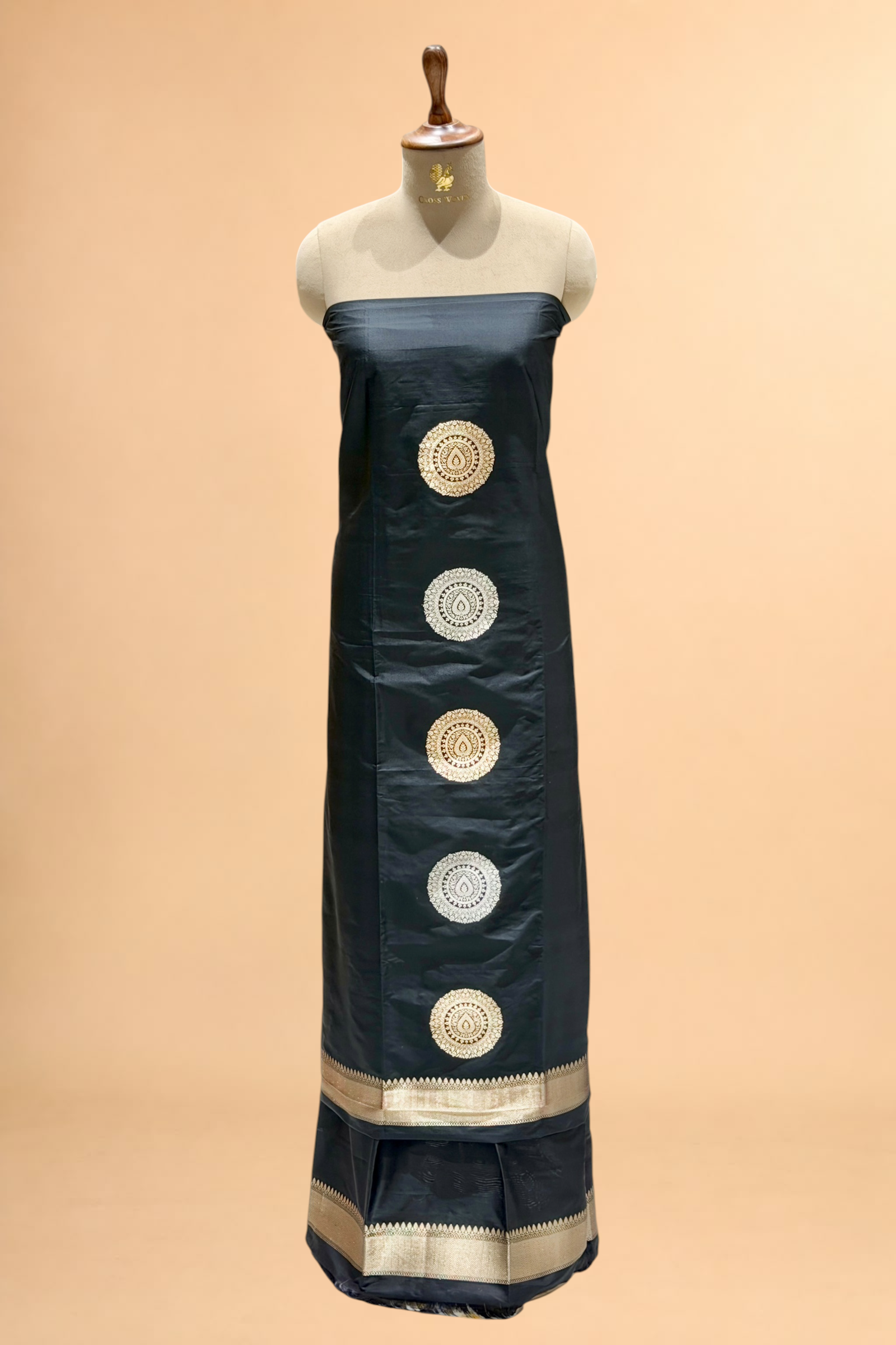 Black Katan Silk Co-ord Set