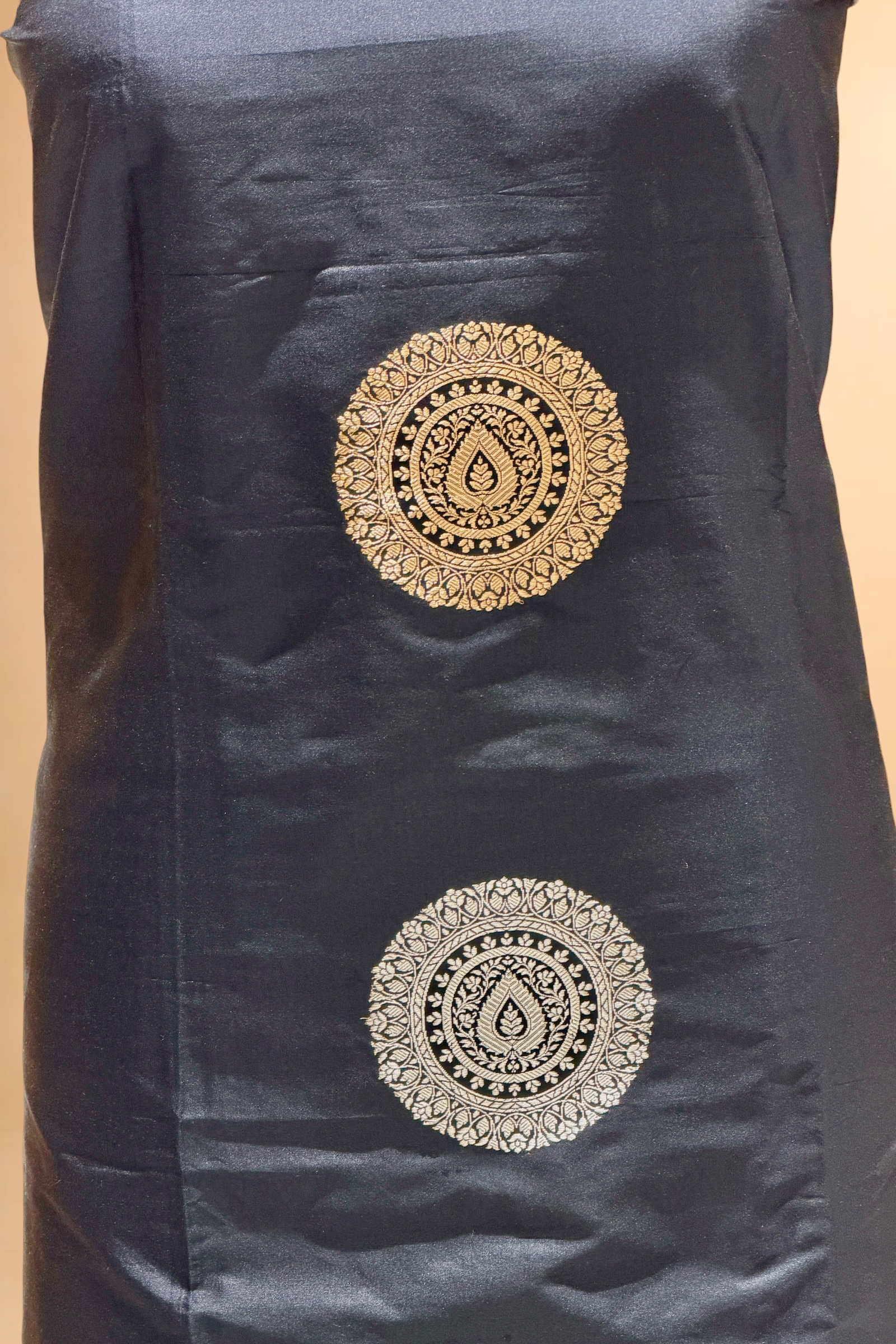 Black Katan Silk Co-ord Set