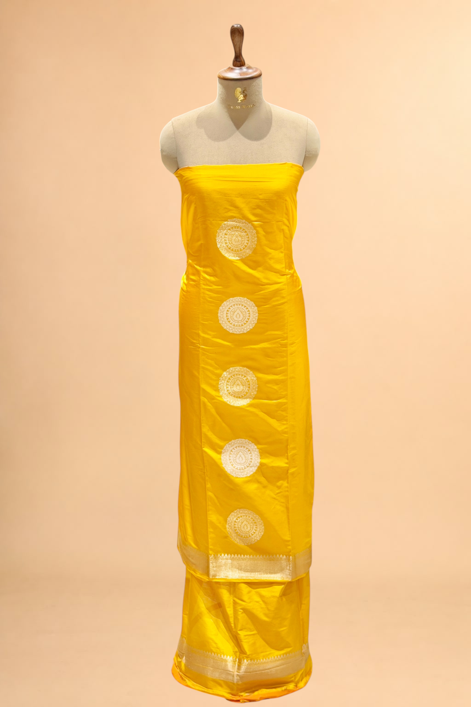 Bright Yellow Katan Silk Co-ord Set