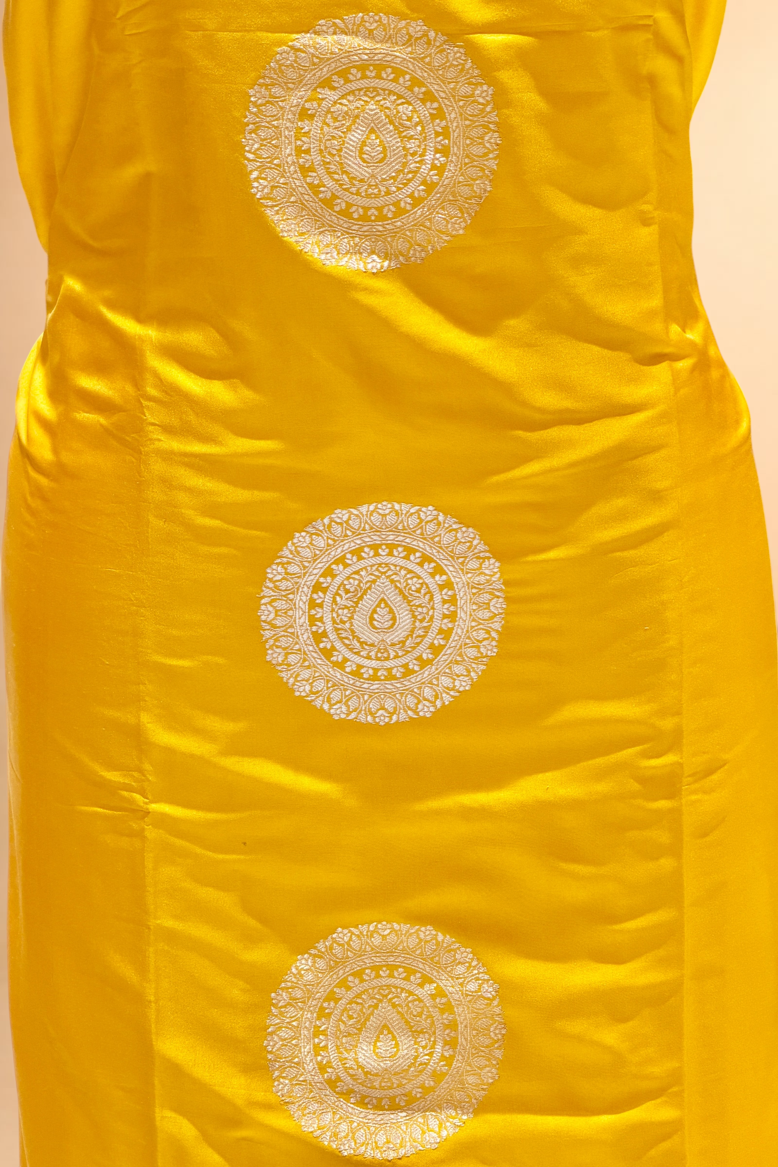 Bright Yellow Katan Silk Co-ord Set