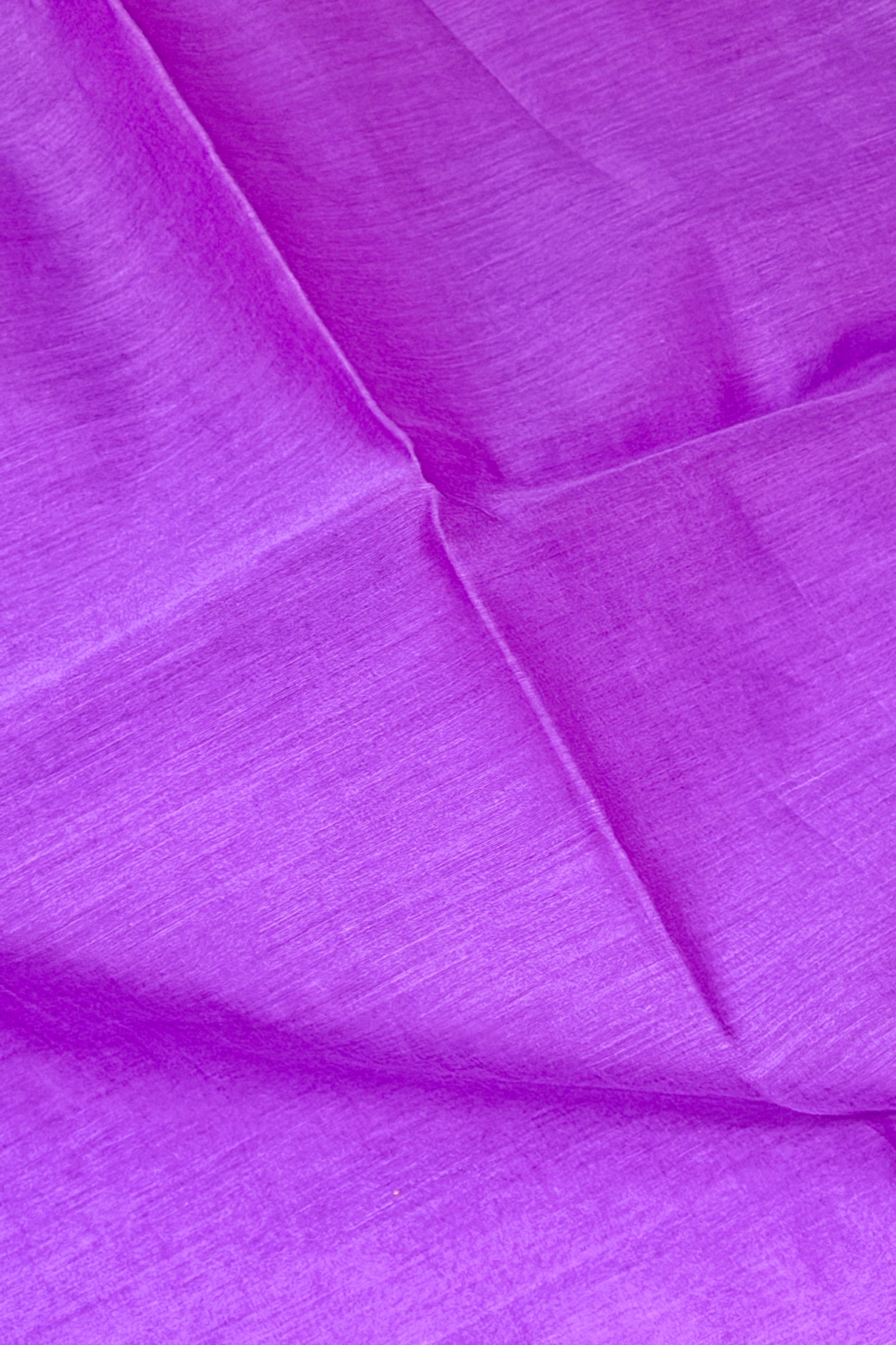 Royal Purple Mul Suit Set with Tissue Panel Top & Stripe Dupatta