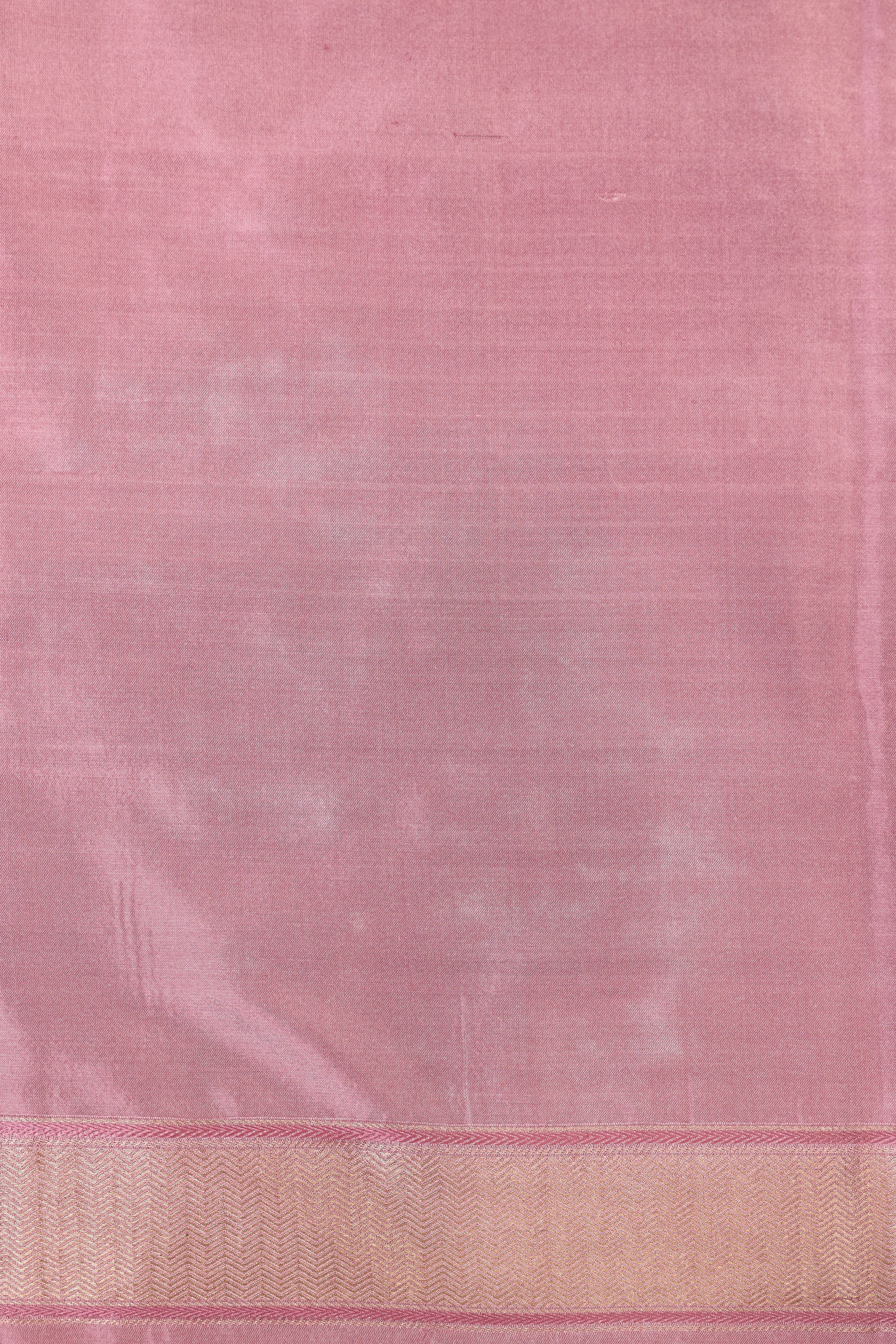 Rose Pink Banarasi Tanchoi Silk Suit Set