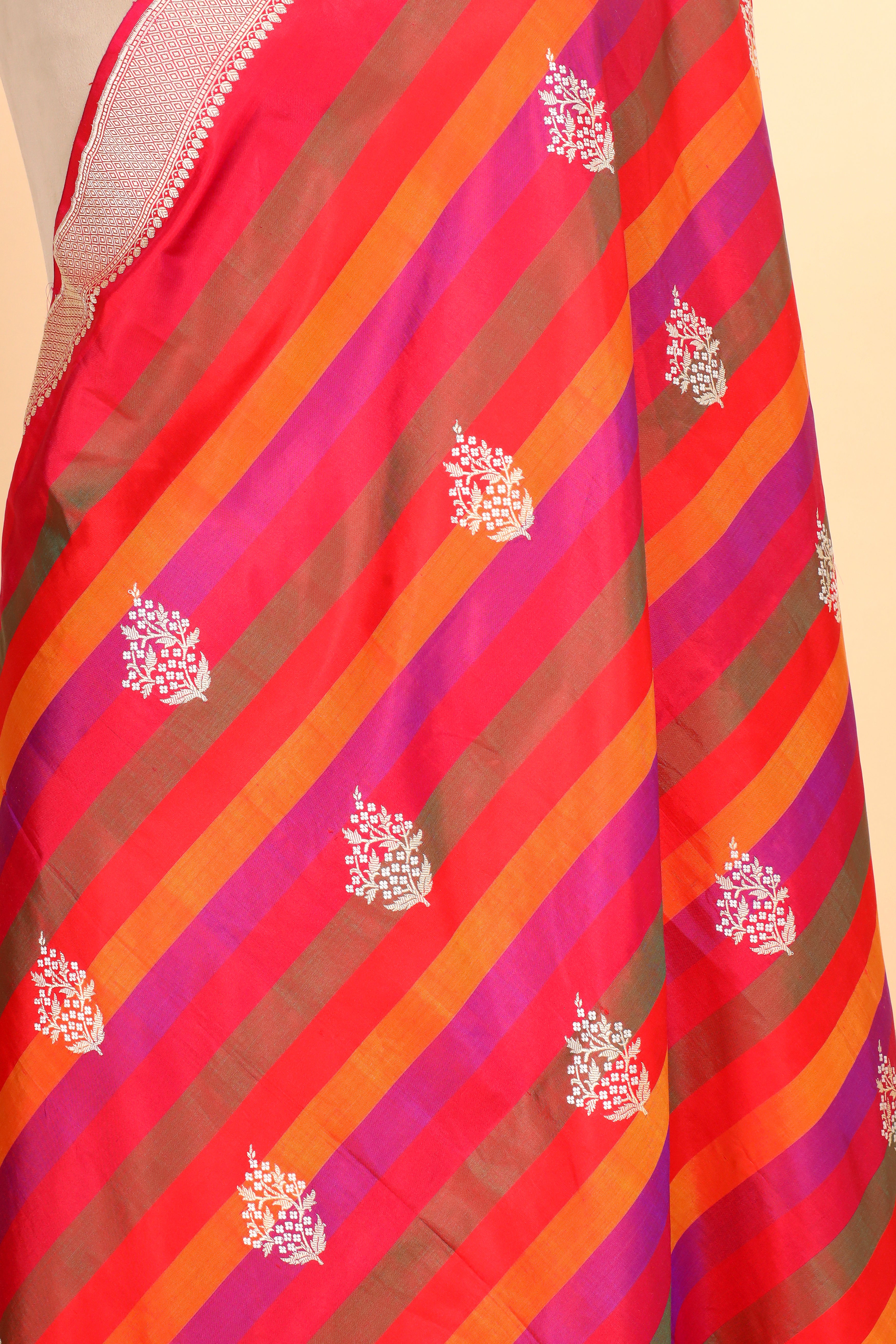 Rangkaat Pure Katan Silk Banarasi Handloom Dupatta