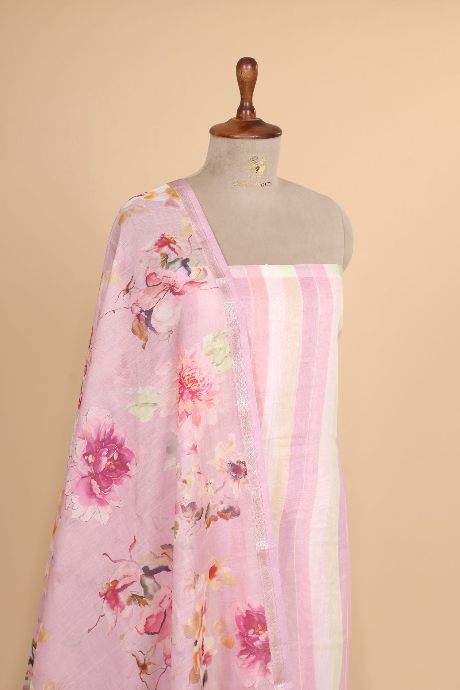 Dusty Rose Pure Mul Cotton Suit Set