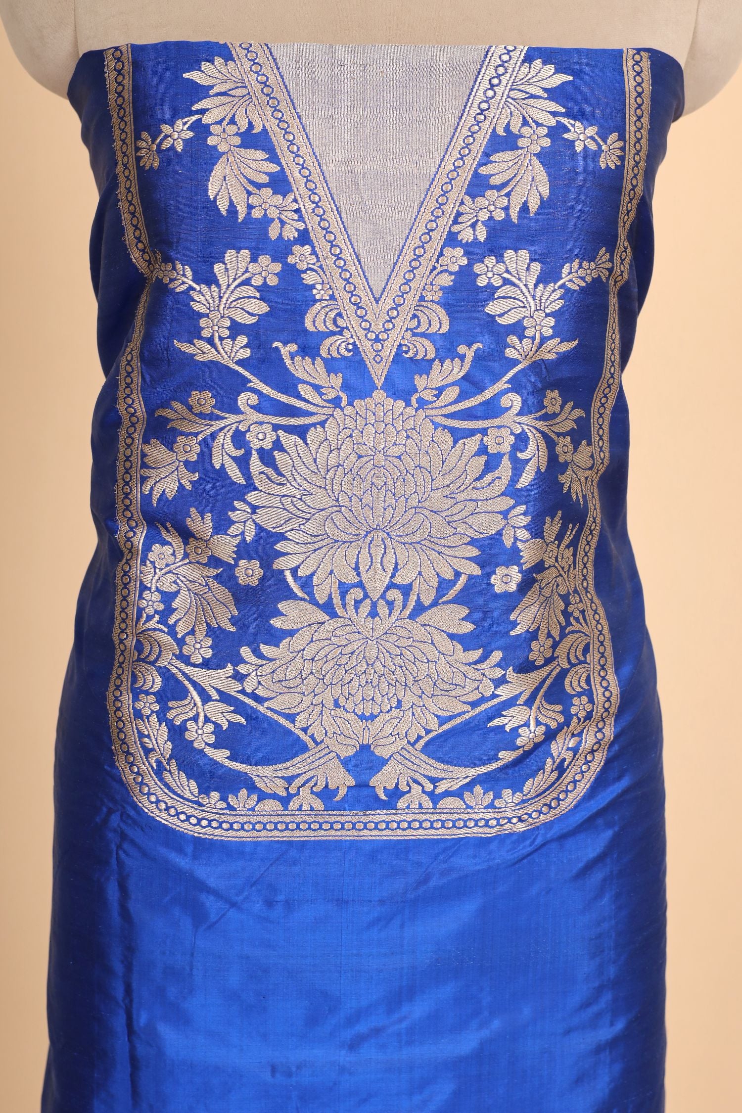 Sapphire Blue Katan Silk Co-ord Set