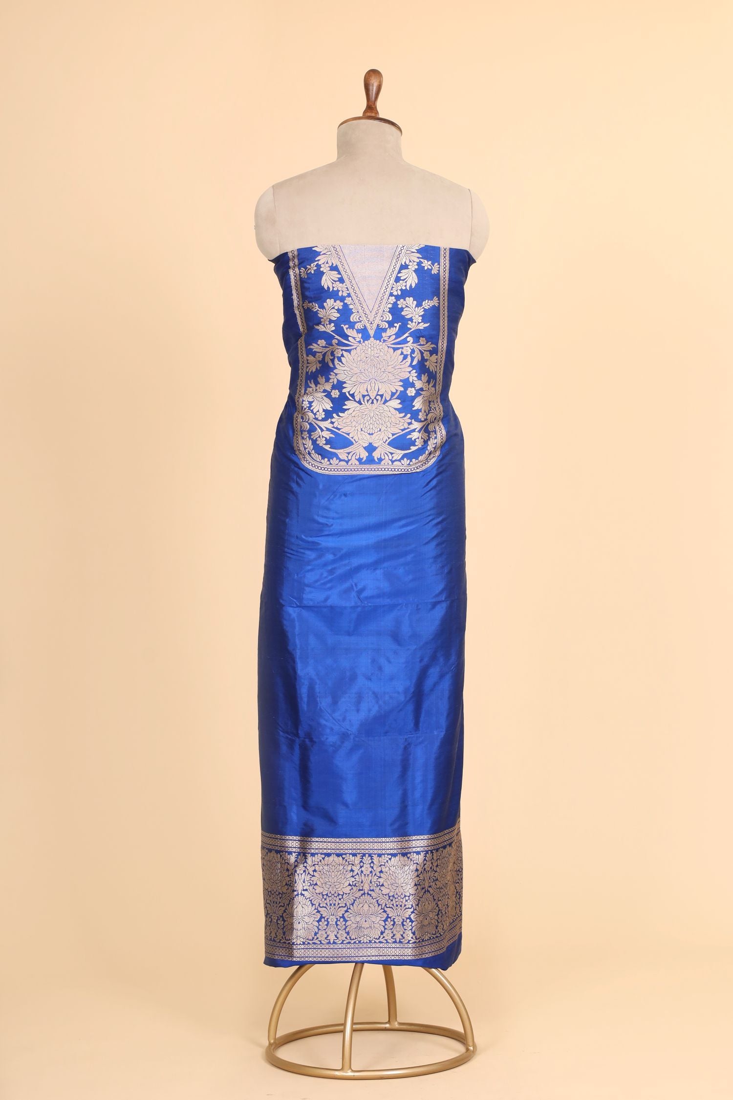 Sapphire Blue Katan Silk Co-ord Set