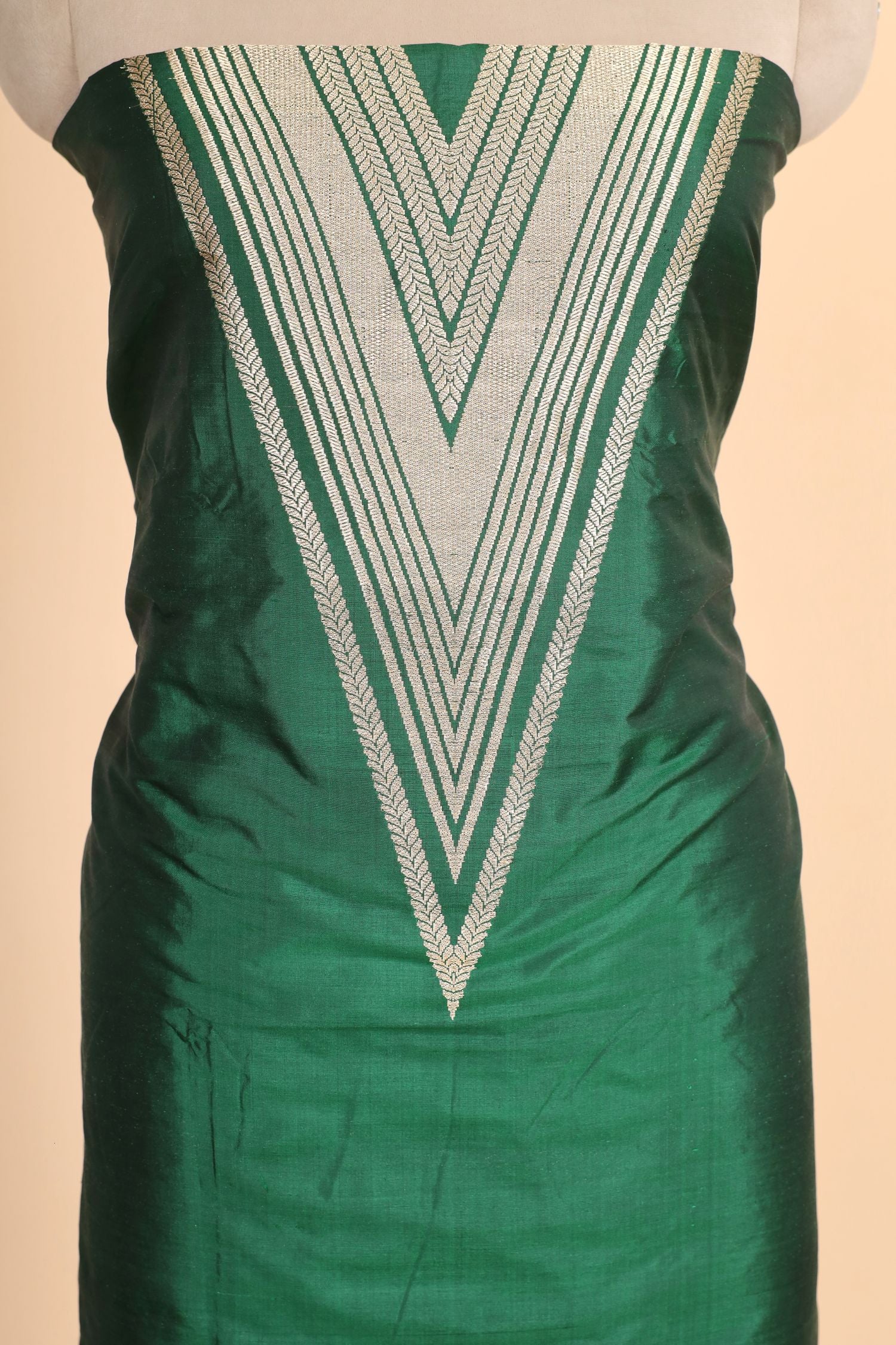 Bottle Green Katan Silk Co-ord Set