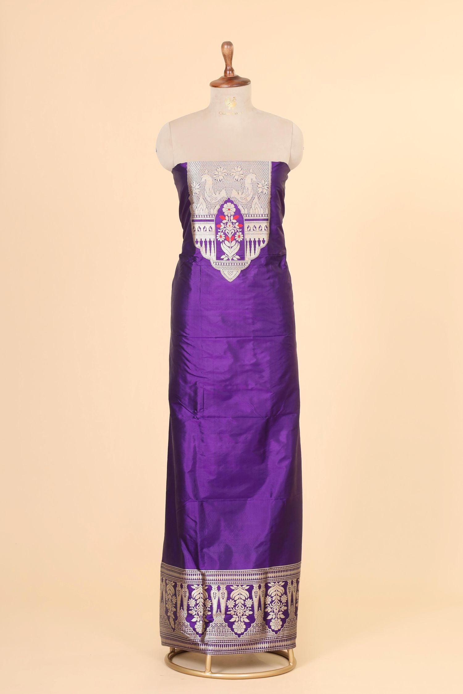 Royal Purple Katan Silk Co-ord Set