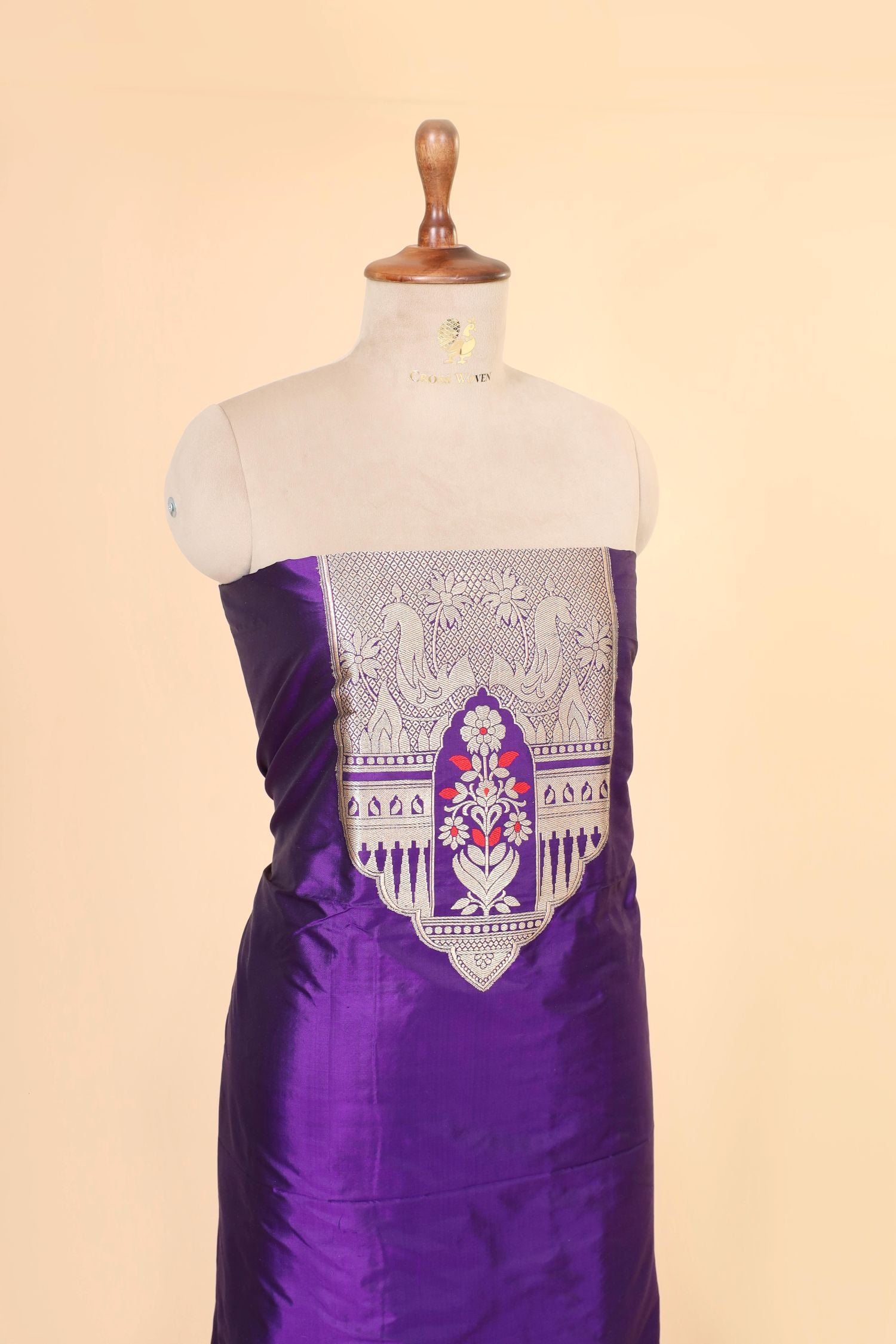 Royal Purple Katan Silk Co-ord Set