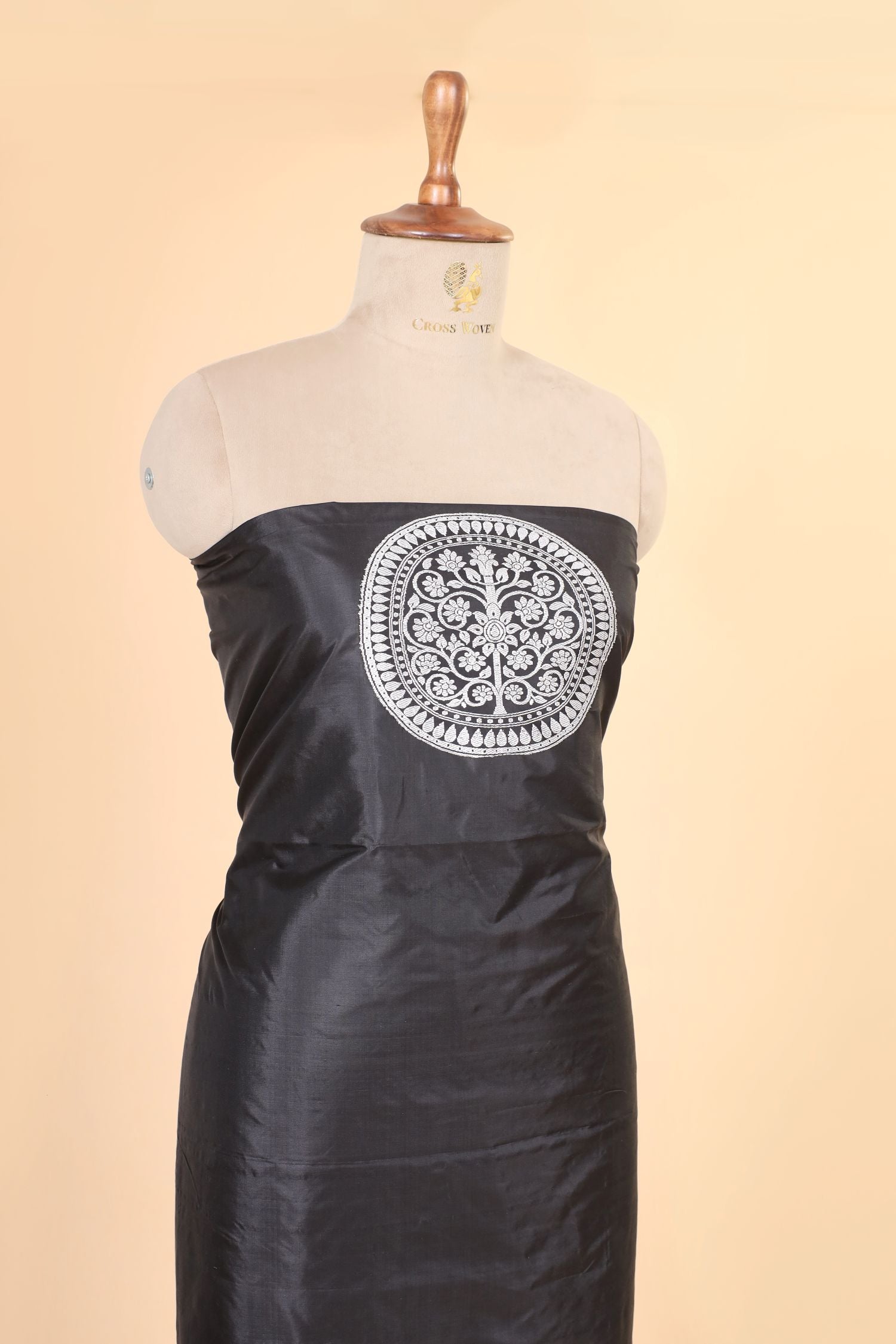 Jet Black Katan Silk Co-ord Set