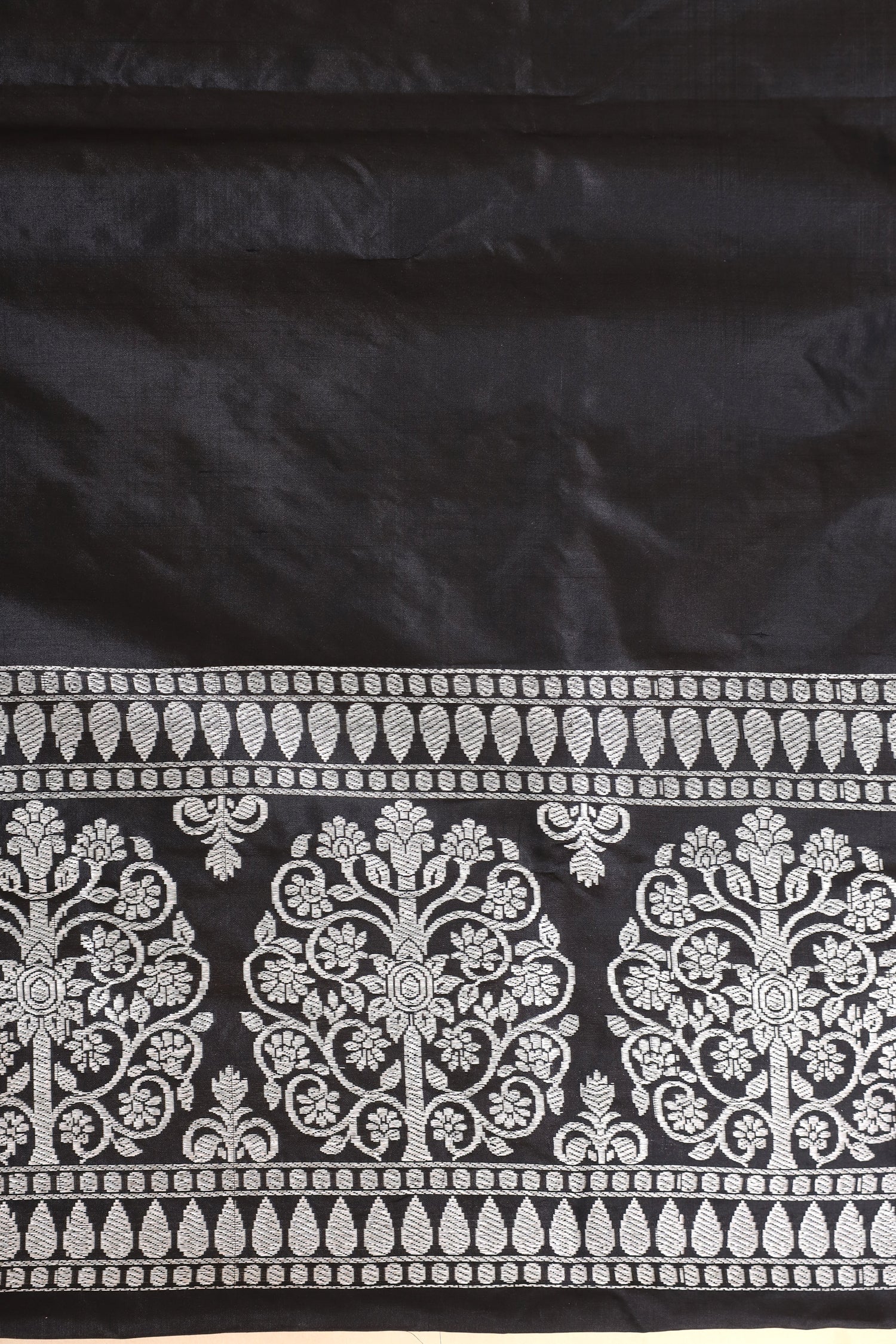 Jet Black Katan Silk Co-ord Set