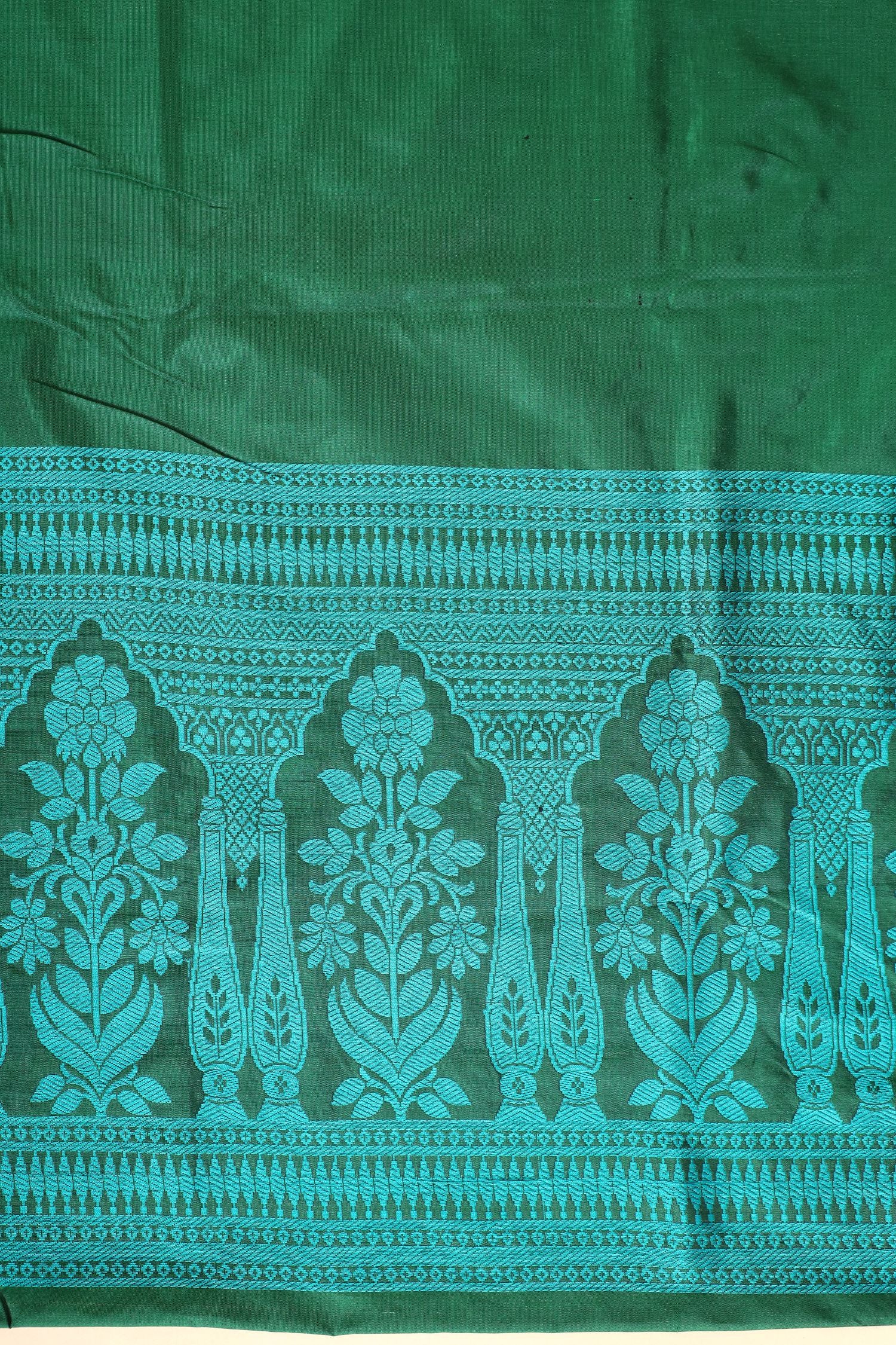 Emerald Green Katan Silk Co-ord Set