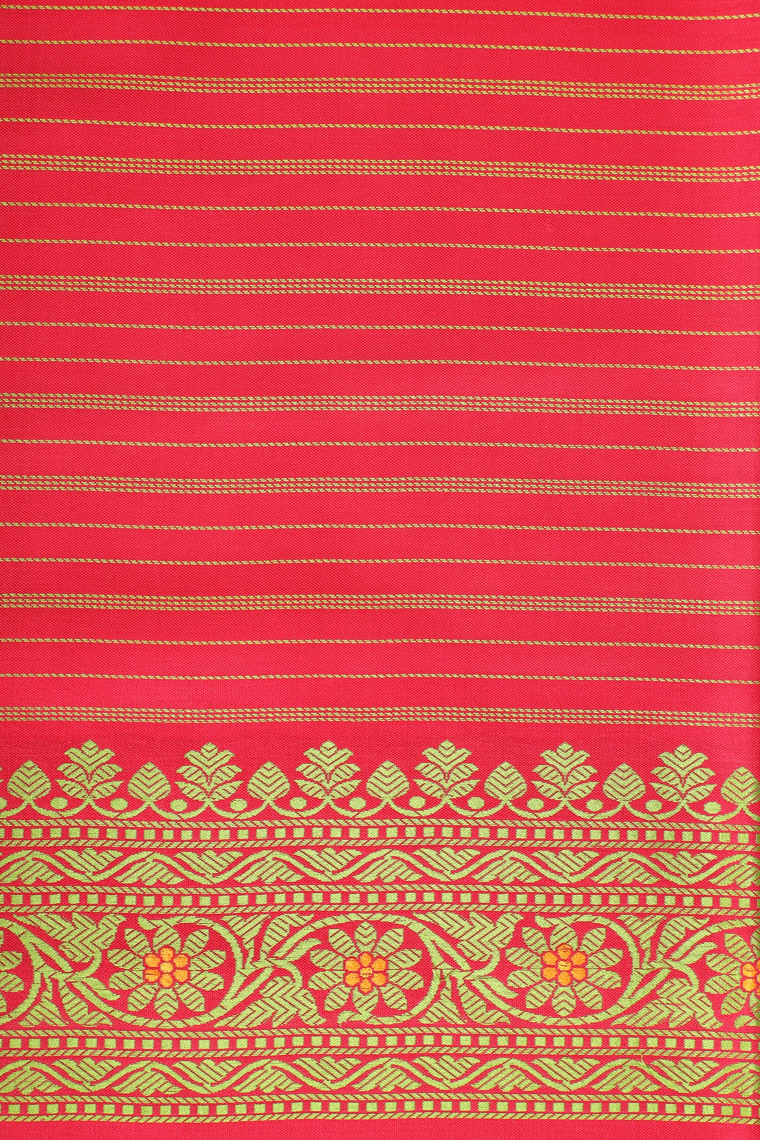 Hot Pink Handwoven Pure Banarasi Katan Silk Saree