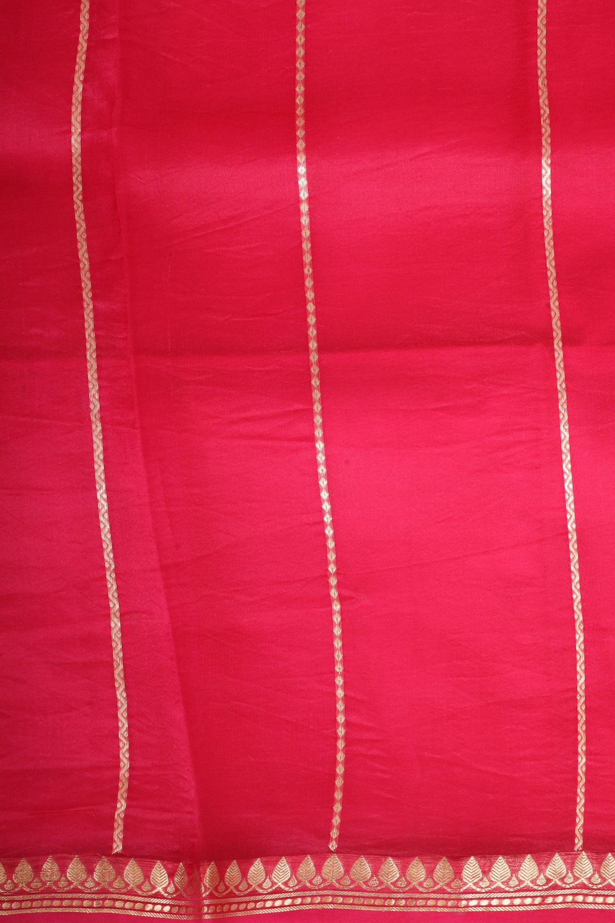 Pink Arashi Dye Organza Silk Saree