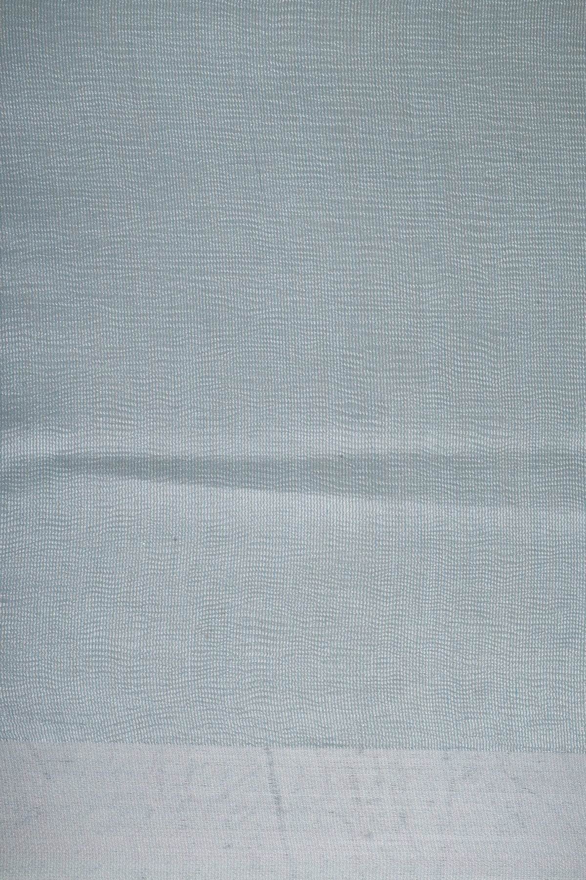 Powder Blue Pure Munga Silk Saree With Zari Stripe