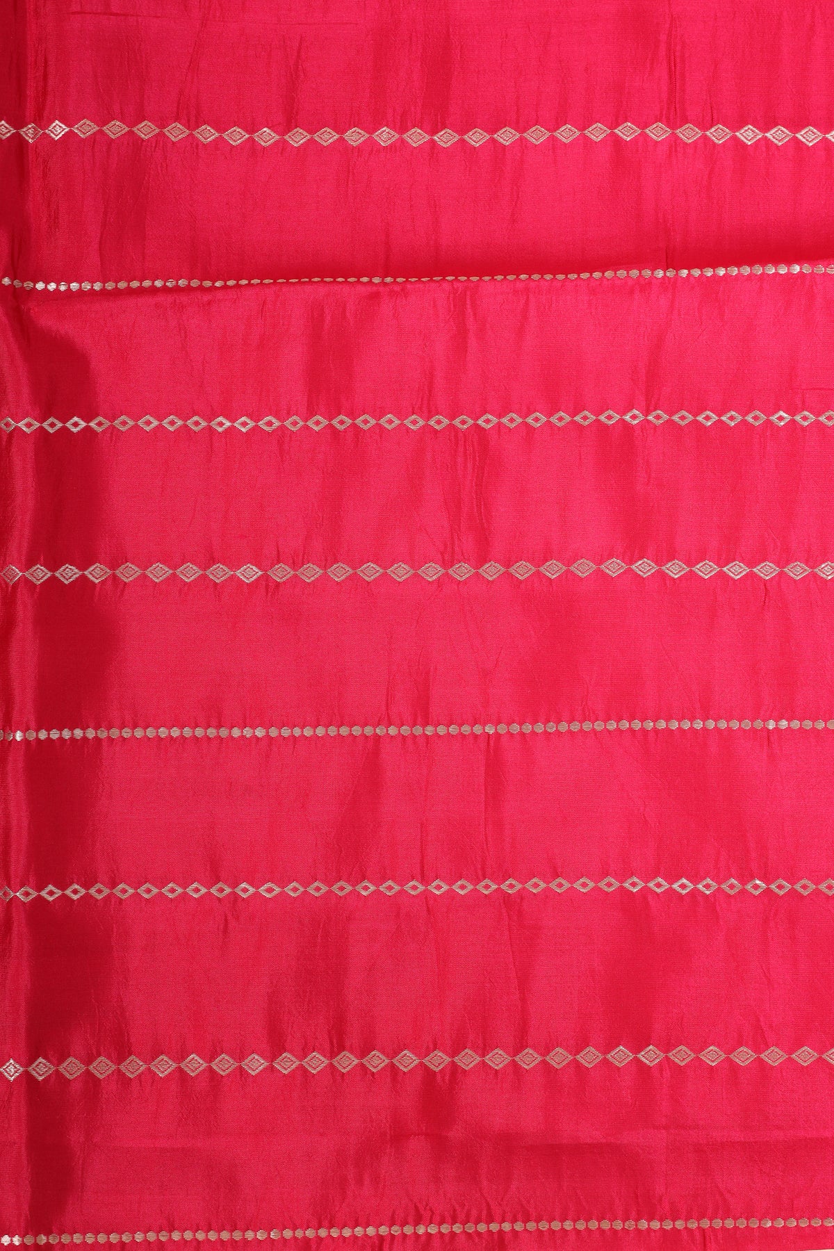 Bright Pink Handwoven Pure Banarasi Soft Silk Saree