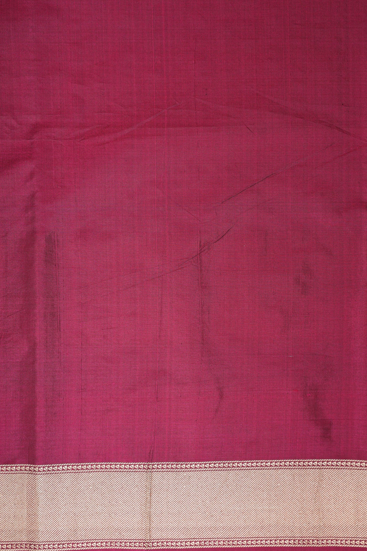 Magenta Purple Pure Banarasi Katan Silk Saree Allover Floral Booti