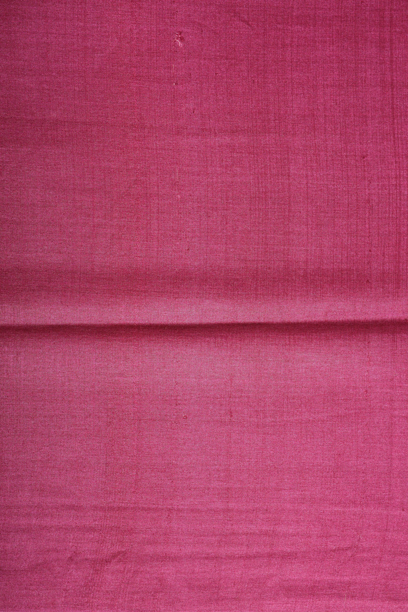 Magenta Pink Bandhani Printed Pure Tussar Silk Saree with Traditional Motifs