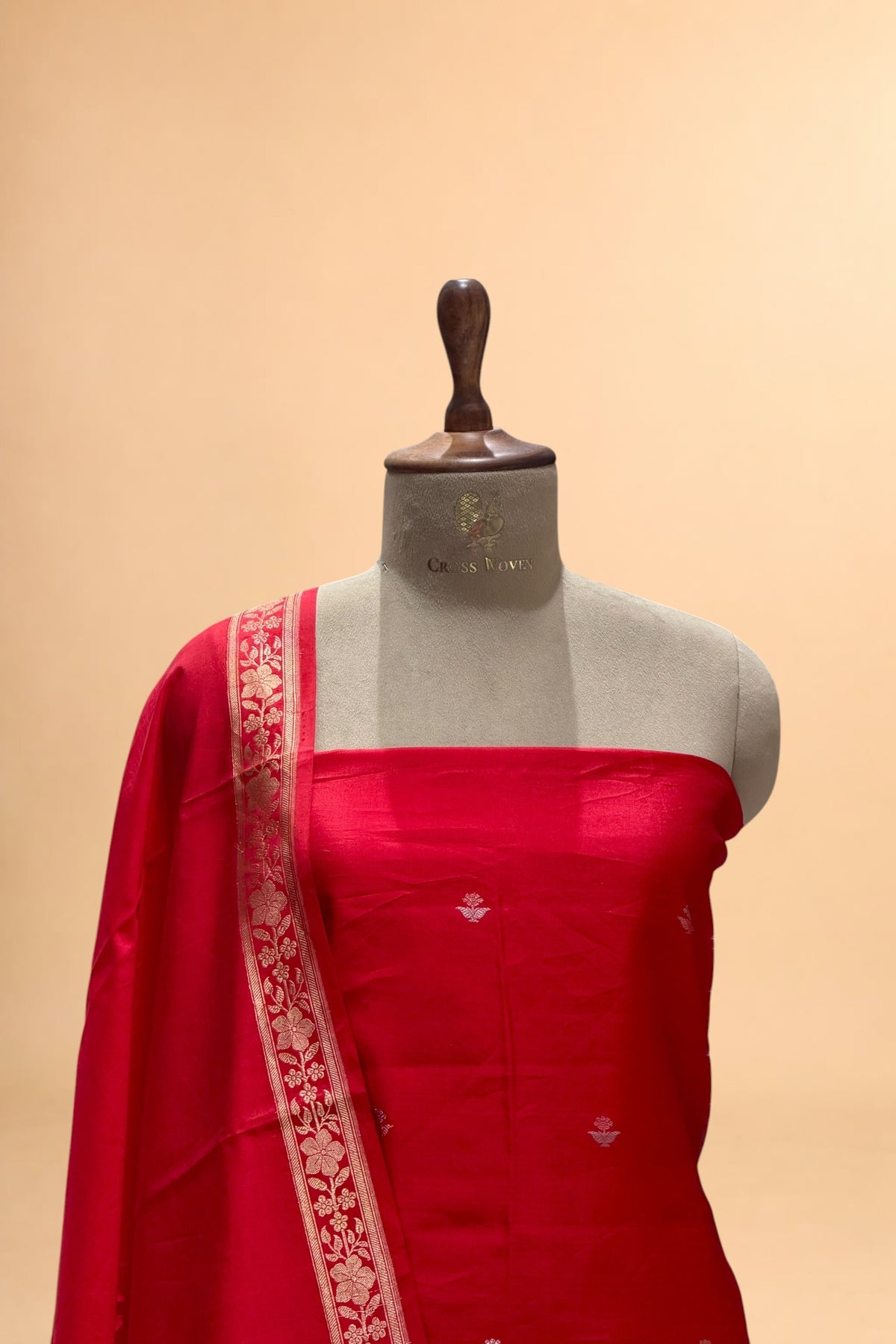 Red Pure Soft Silk Suit Set